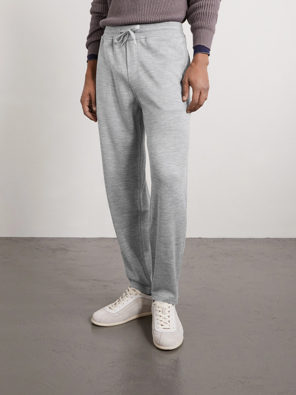 Tapered Cashmere-Blend Jersey Sweatpants
