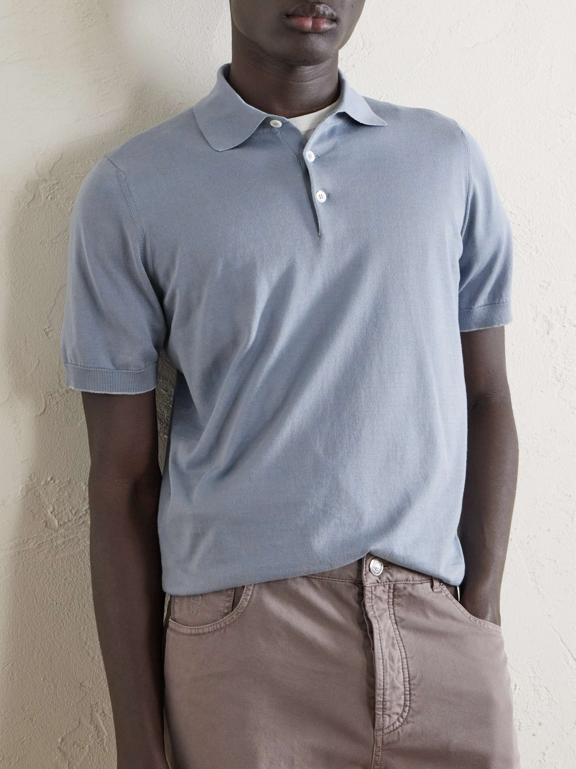 BRUNELLO CUCINELLI Cotton Polo Shirt