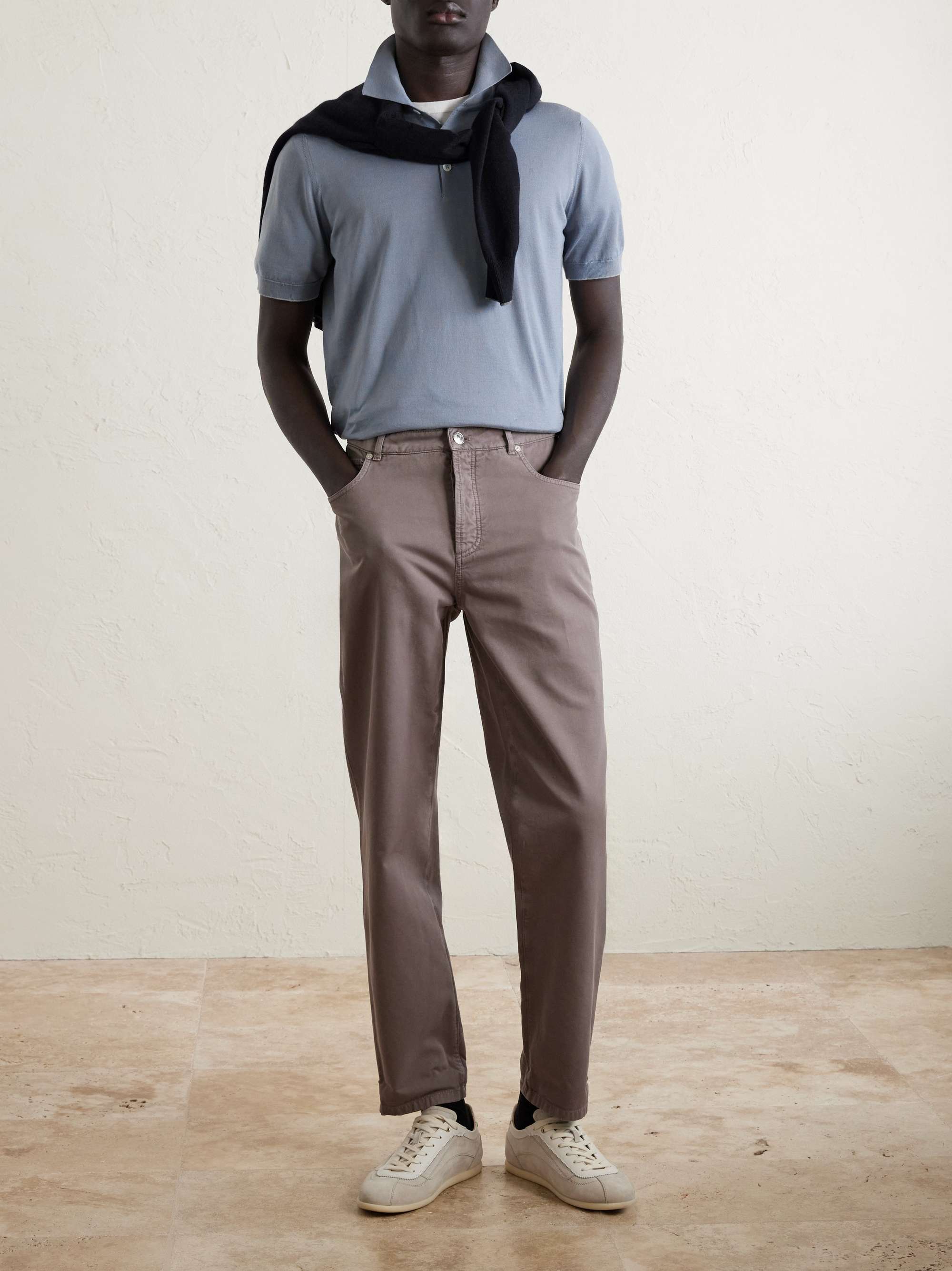 BRUNELLO CUCINELLI Cotton Polo Shirt