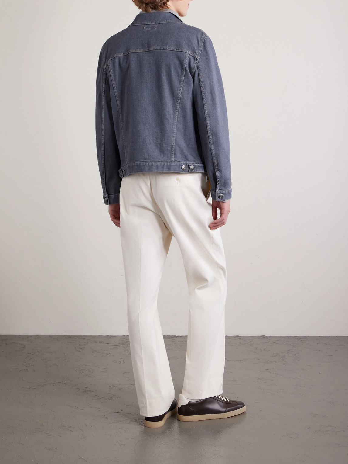  Brunello Cucinelli - Denim Jacket - Men - Blue - It 48 