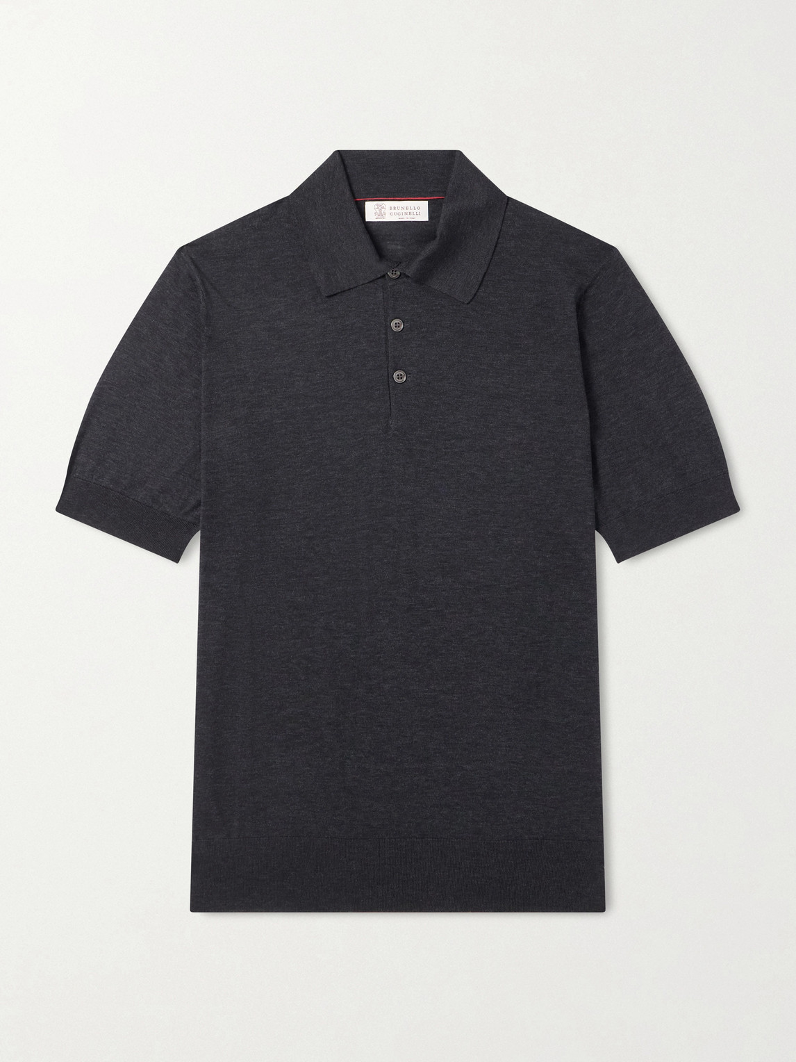 Brunello Cucinelli – Slim-Fit Silk and Cotton-Blend Polo Shirt