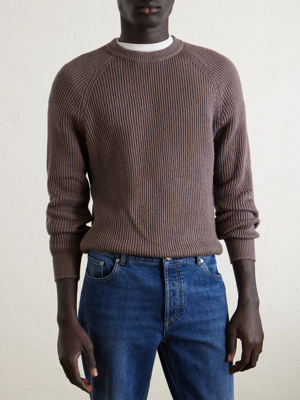 Ribbed Cotton Sweater
