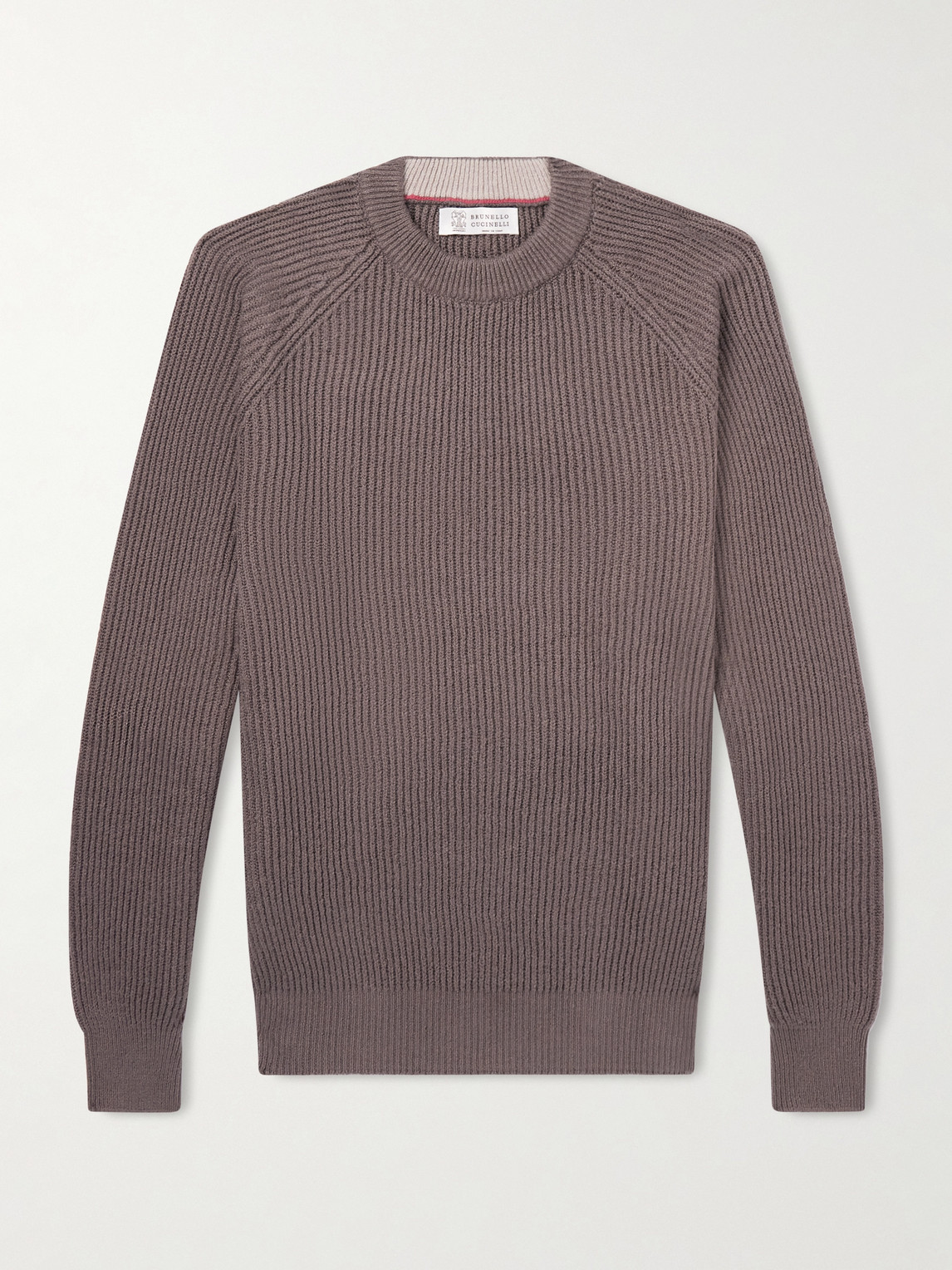Brunello Cucinelli Ribbed Cotton Sweater - Men