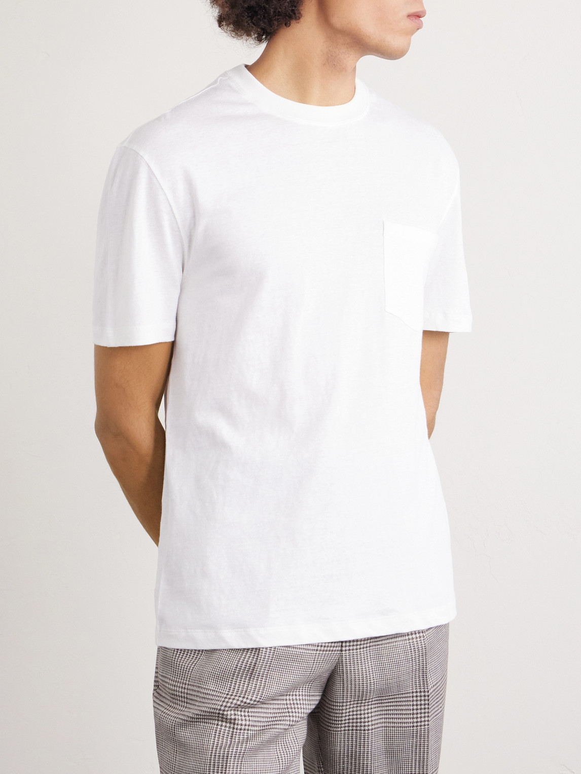 And Cotton-Blend T-Shirt