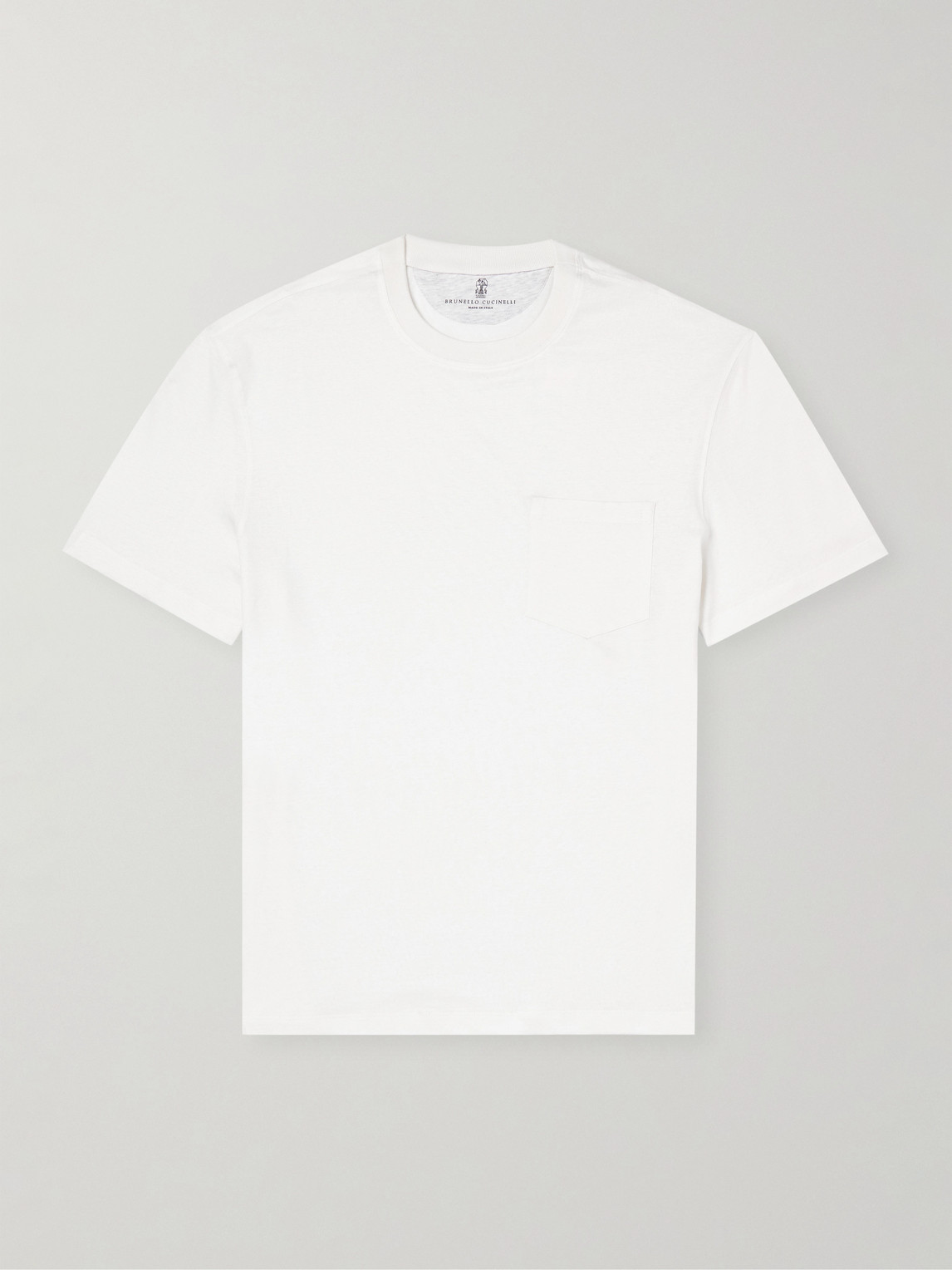 Brunello Cucinelli Linen and Cotton-Blend T-Shirt - Men
