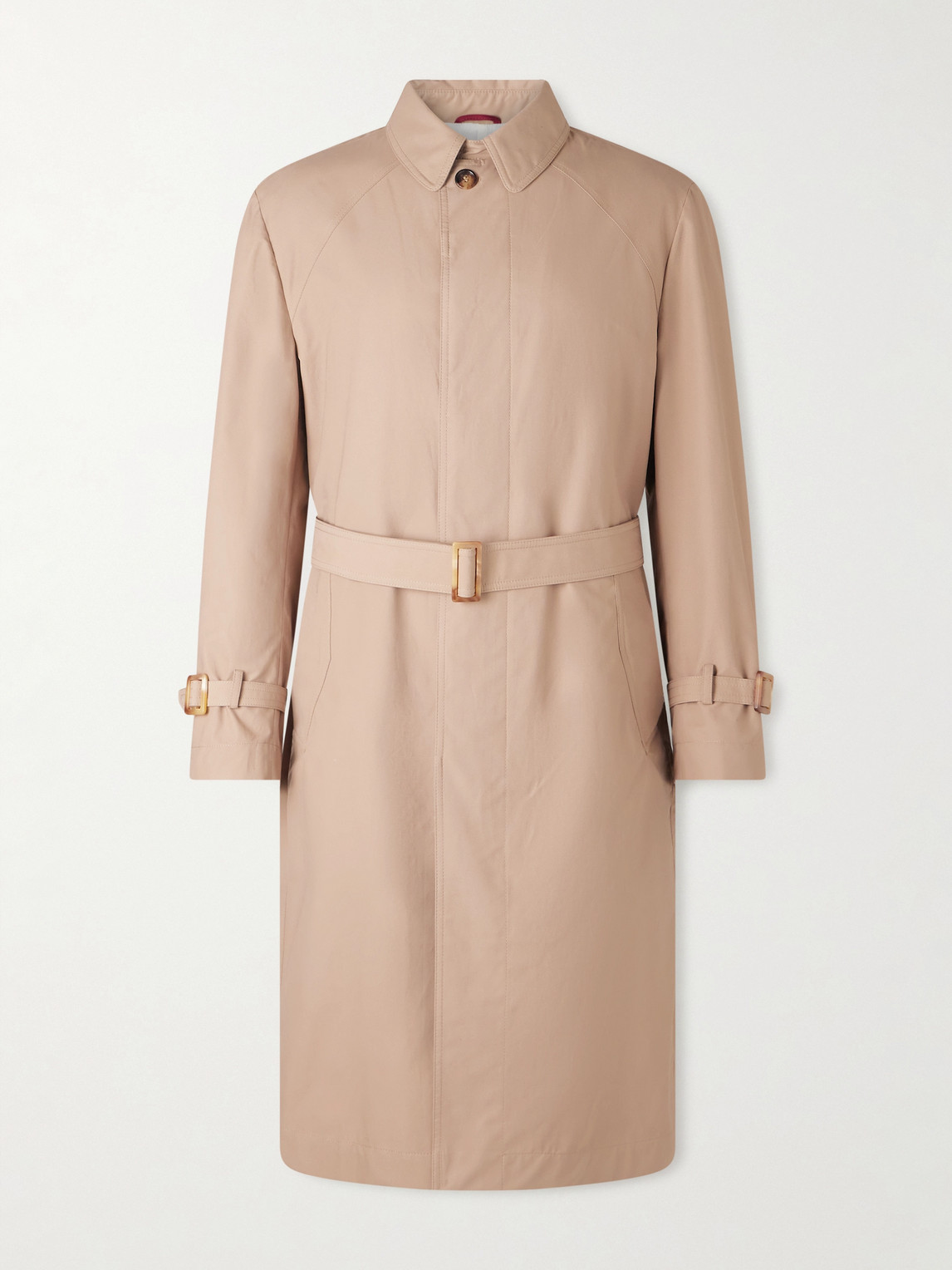 Brunello Cucinelli Belted Cotton-Blend Trench Coat - Men