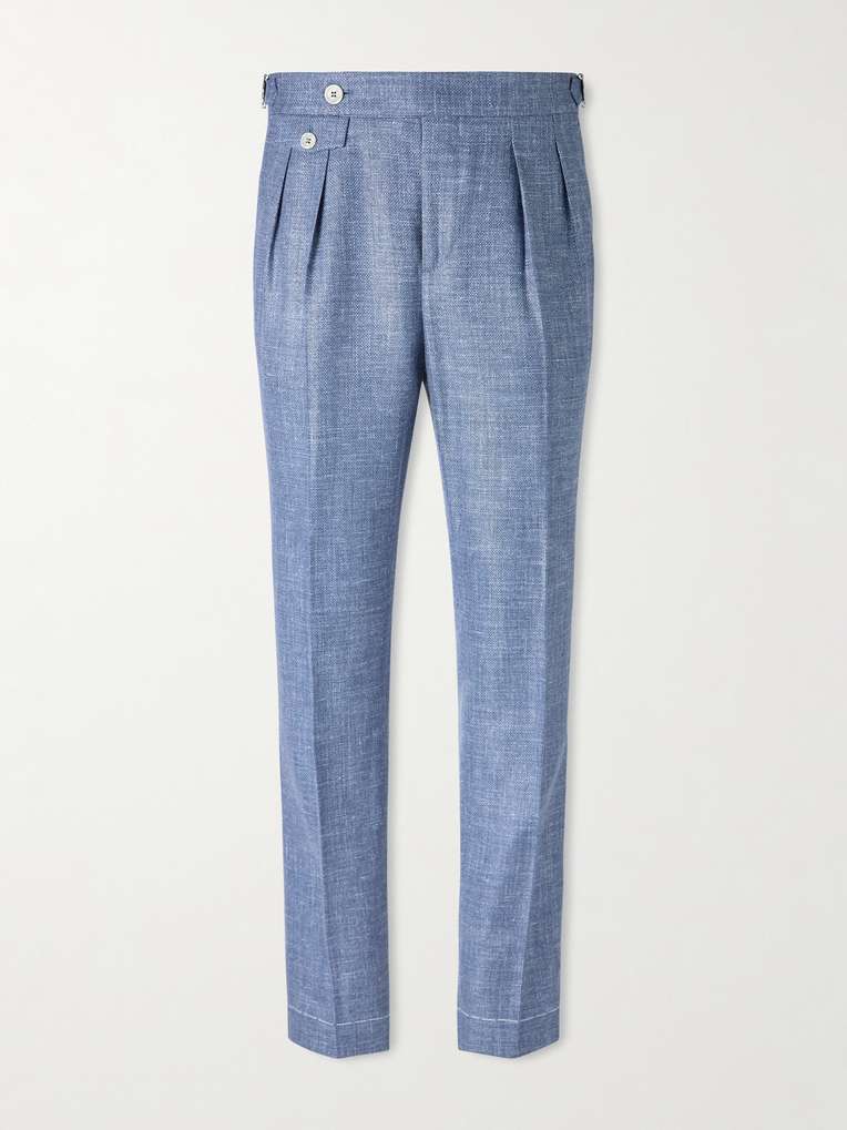 Brunello Cucinelli — Straight-Leg Virgin Wool-Blend Suit Trousers
