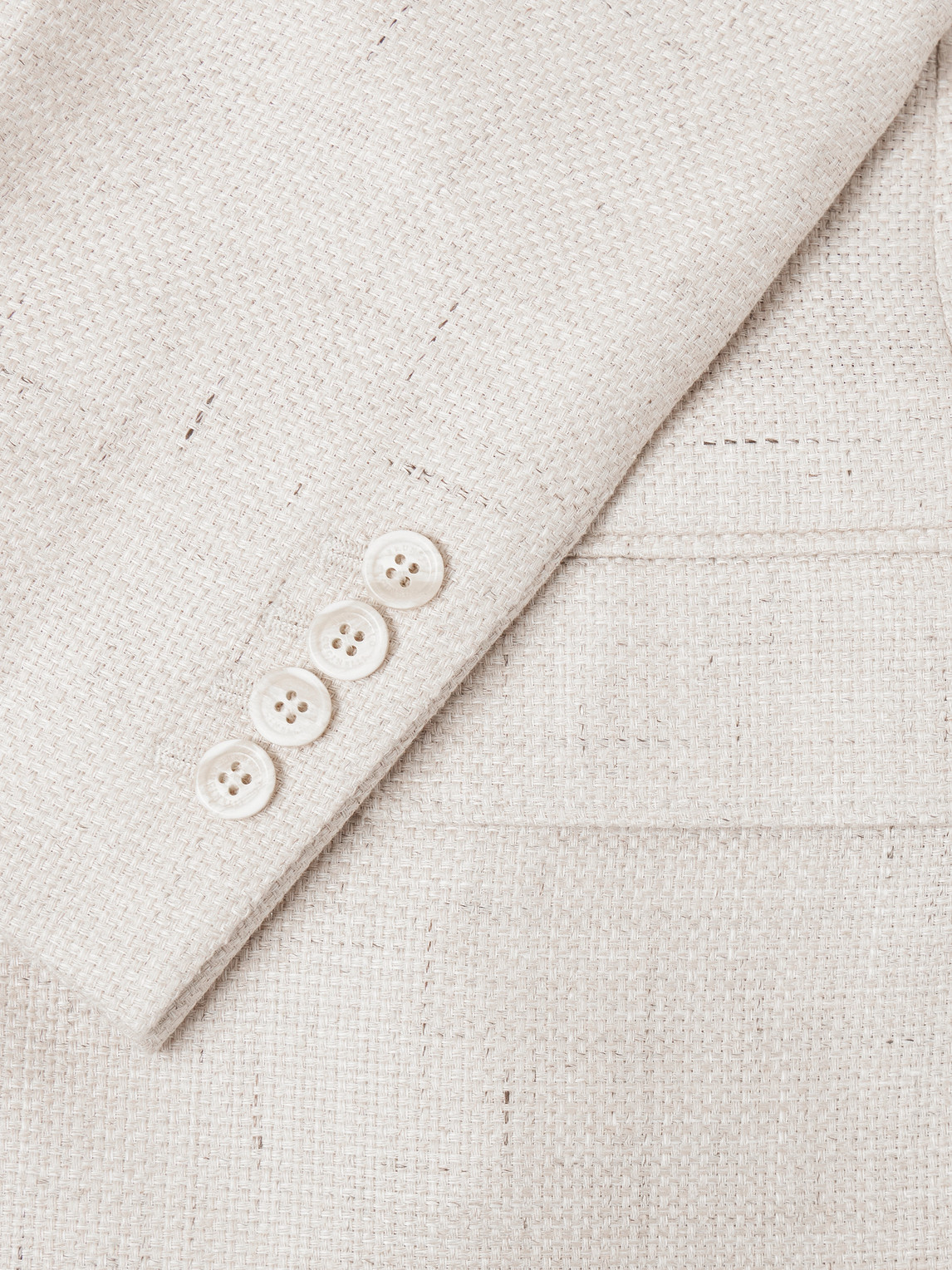 Silk, Linen And Wool-Blend Blazer