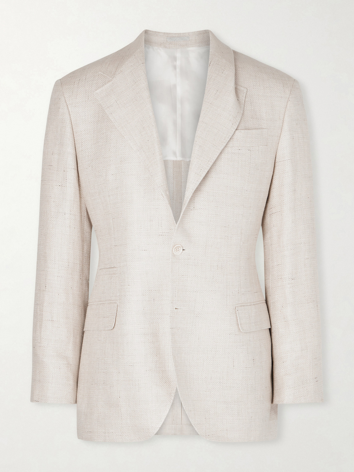 Brunello Cucinelli Silk, Linen and Wool-Blend Blazer - Men