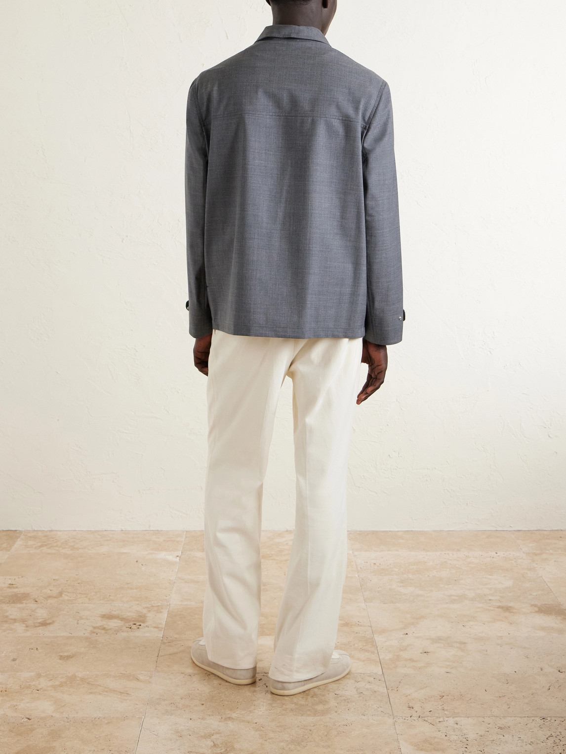 Virgin Wool Field Jacket