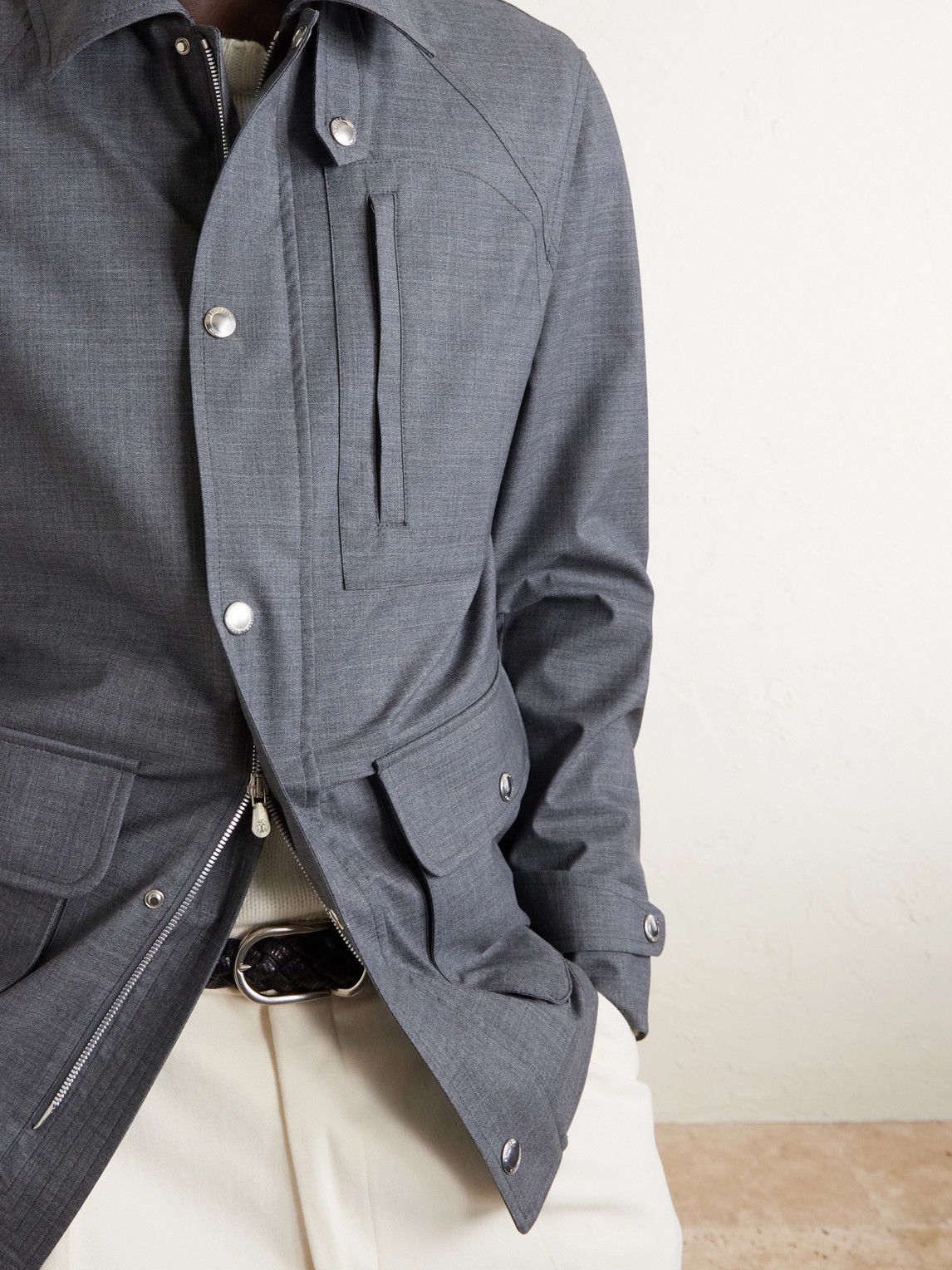 Virgin Wool Field Jacket