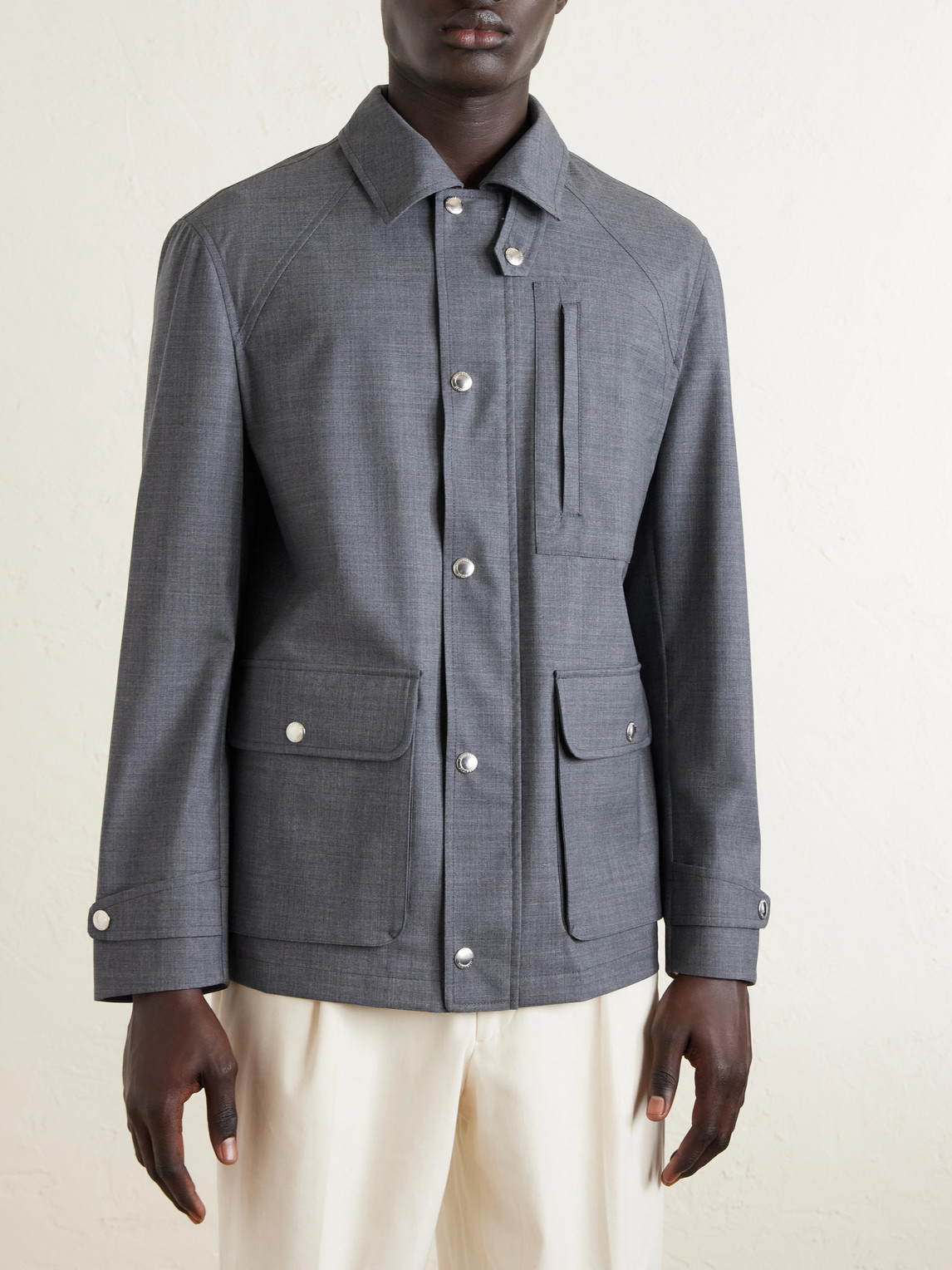 Virgin Wool Field Jacket