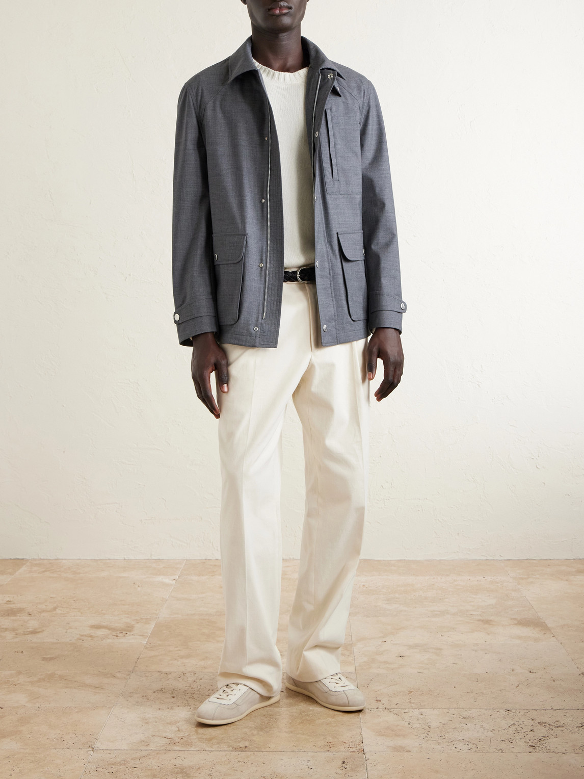 Virgin Wool Field Jacket
