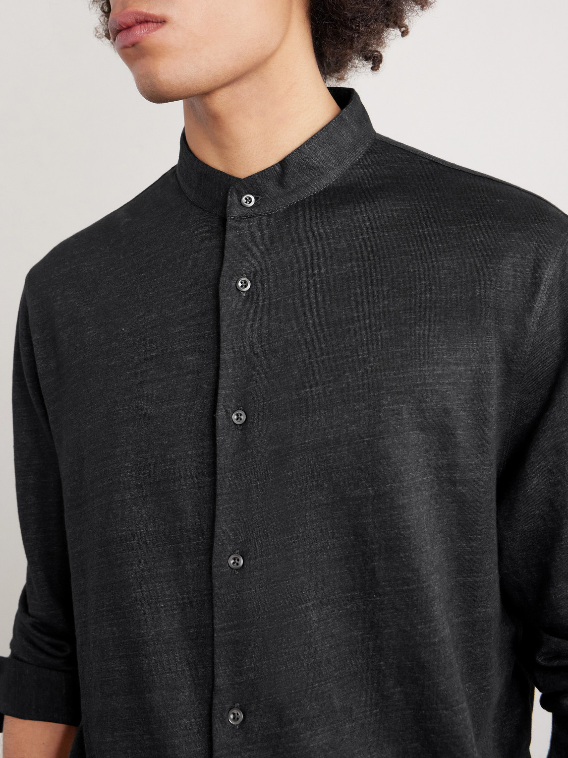 Linen And Cotton-Blend Shirt