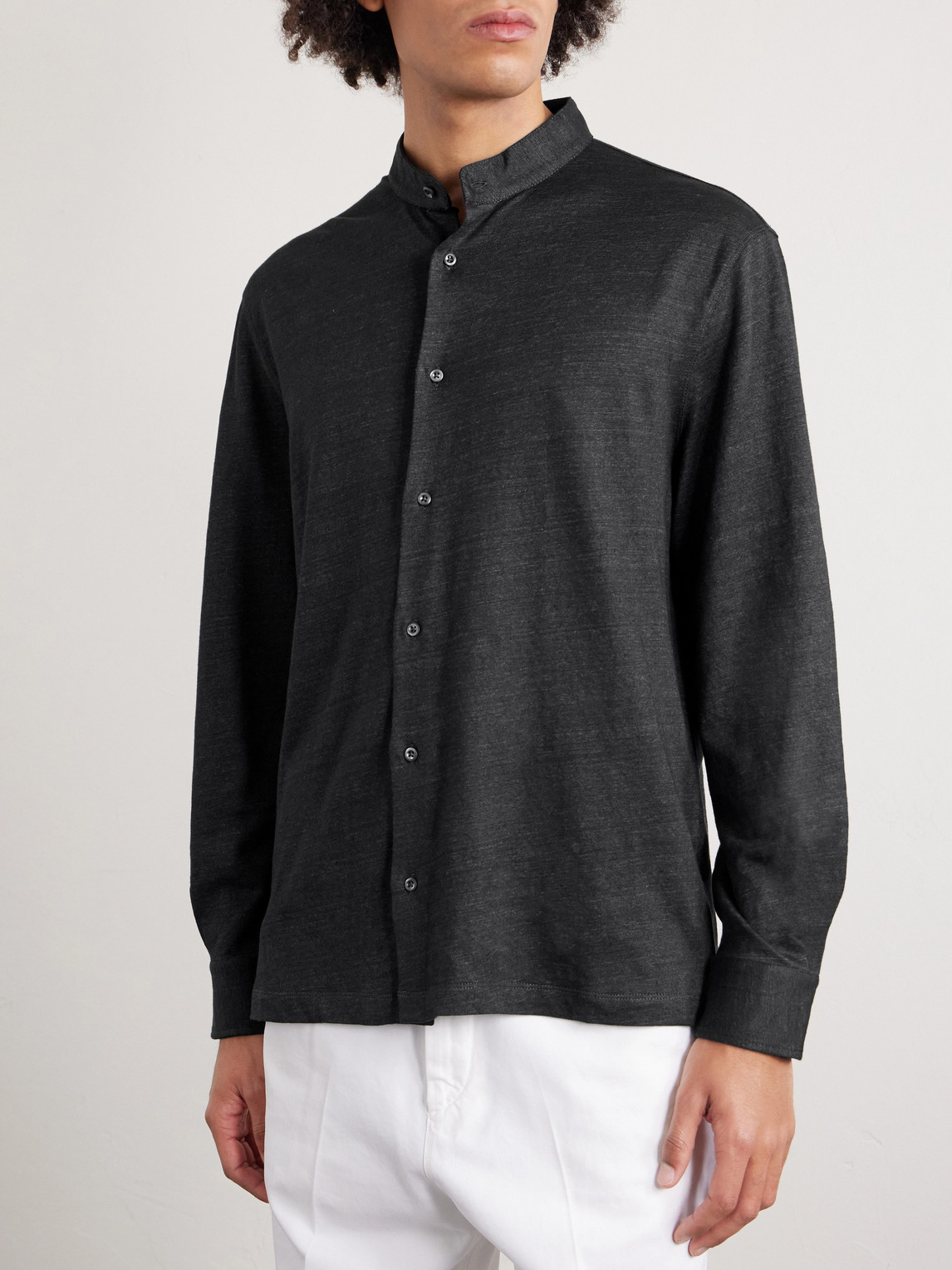 Linen And Cotton-Blend Shirt