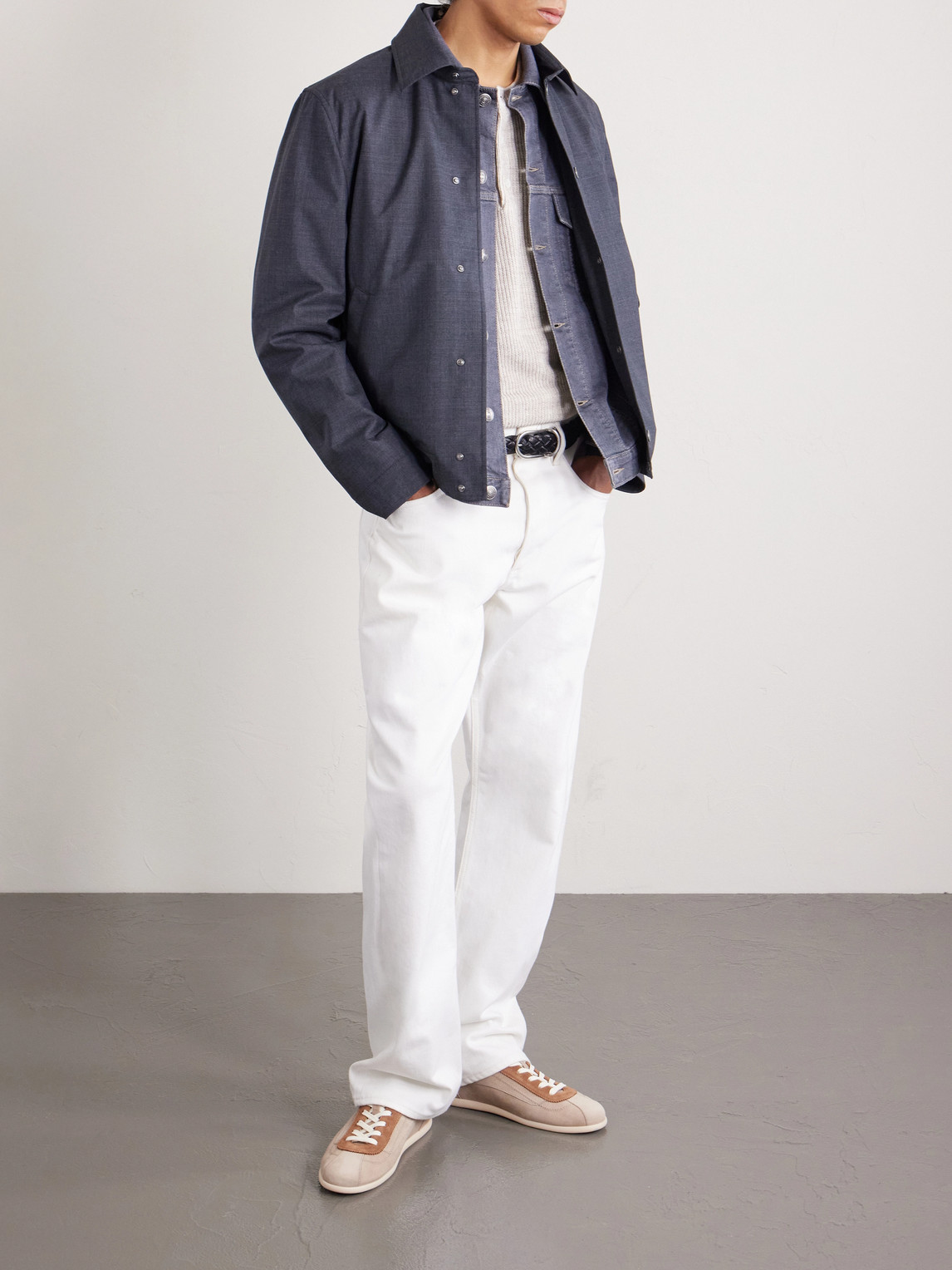Virgin Wool Blouson Jacket