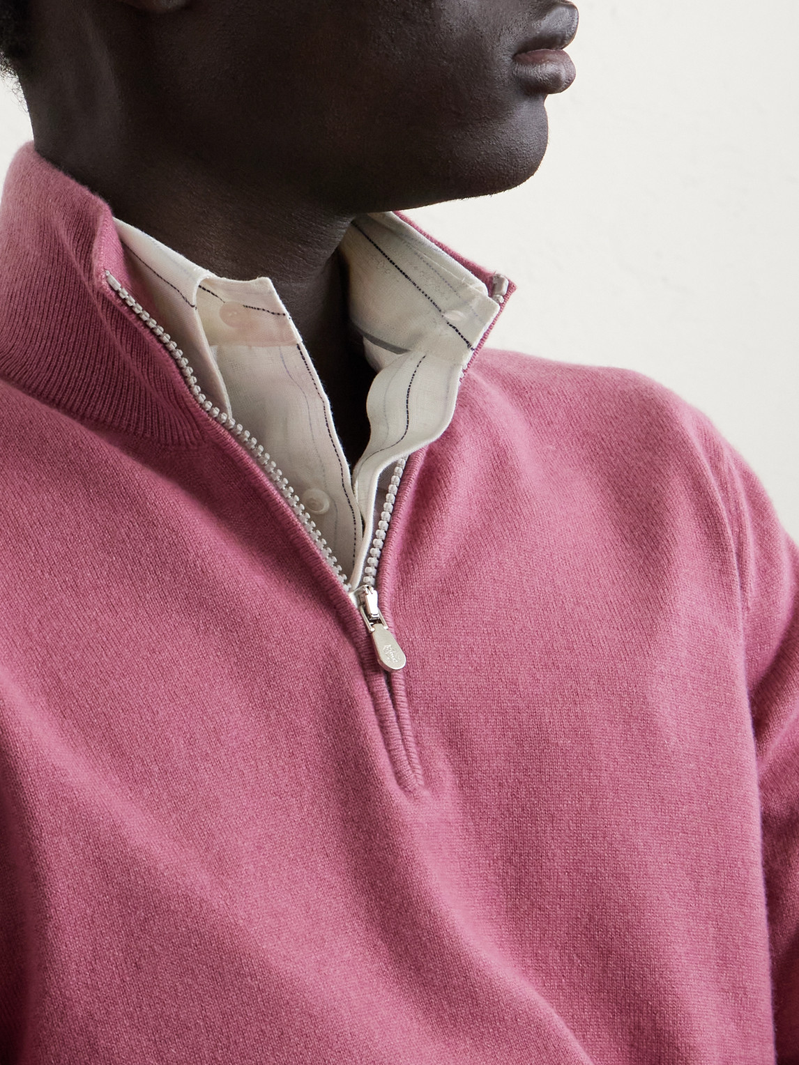 Cashmere Half-Zip Sweater