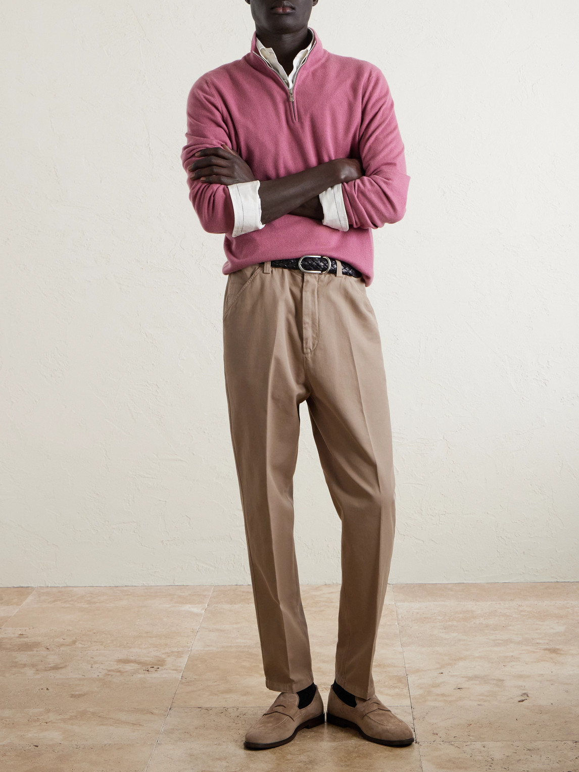 Cashmere Half-Zip Sweater