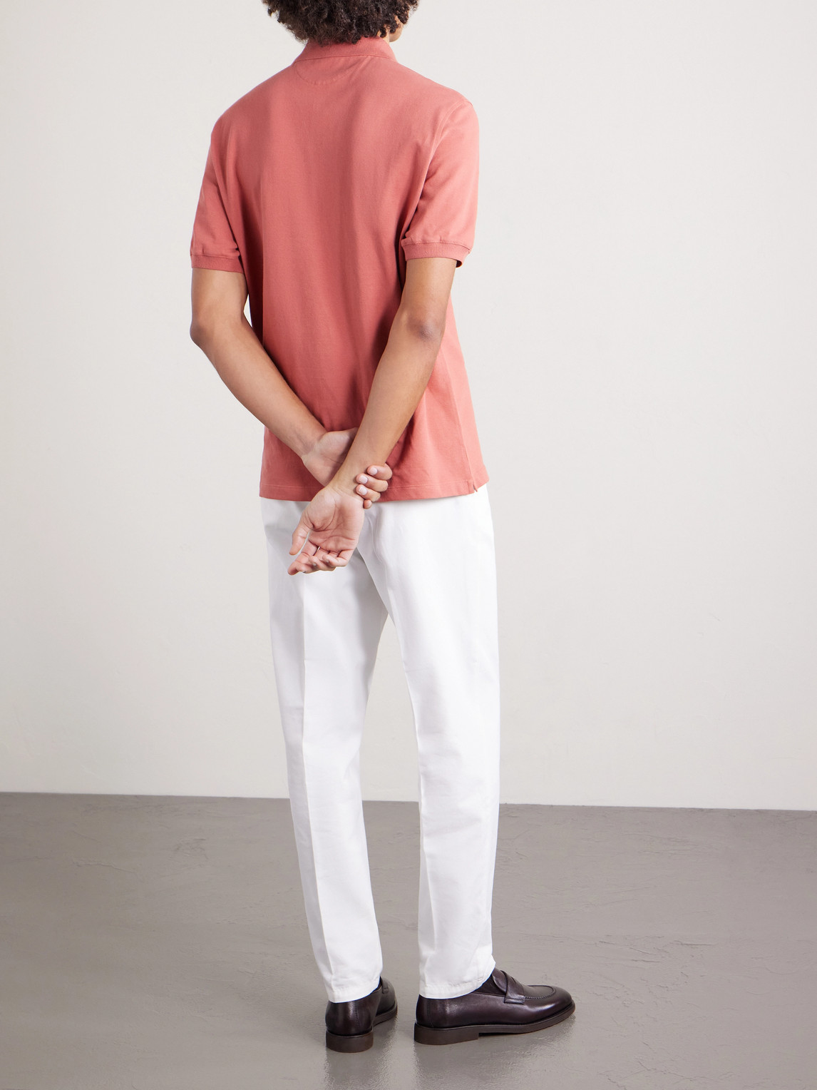 Slim-Fit Cotton-Piqué Polo Shirt