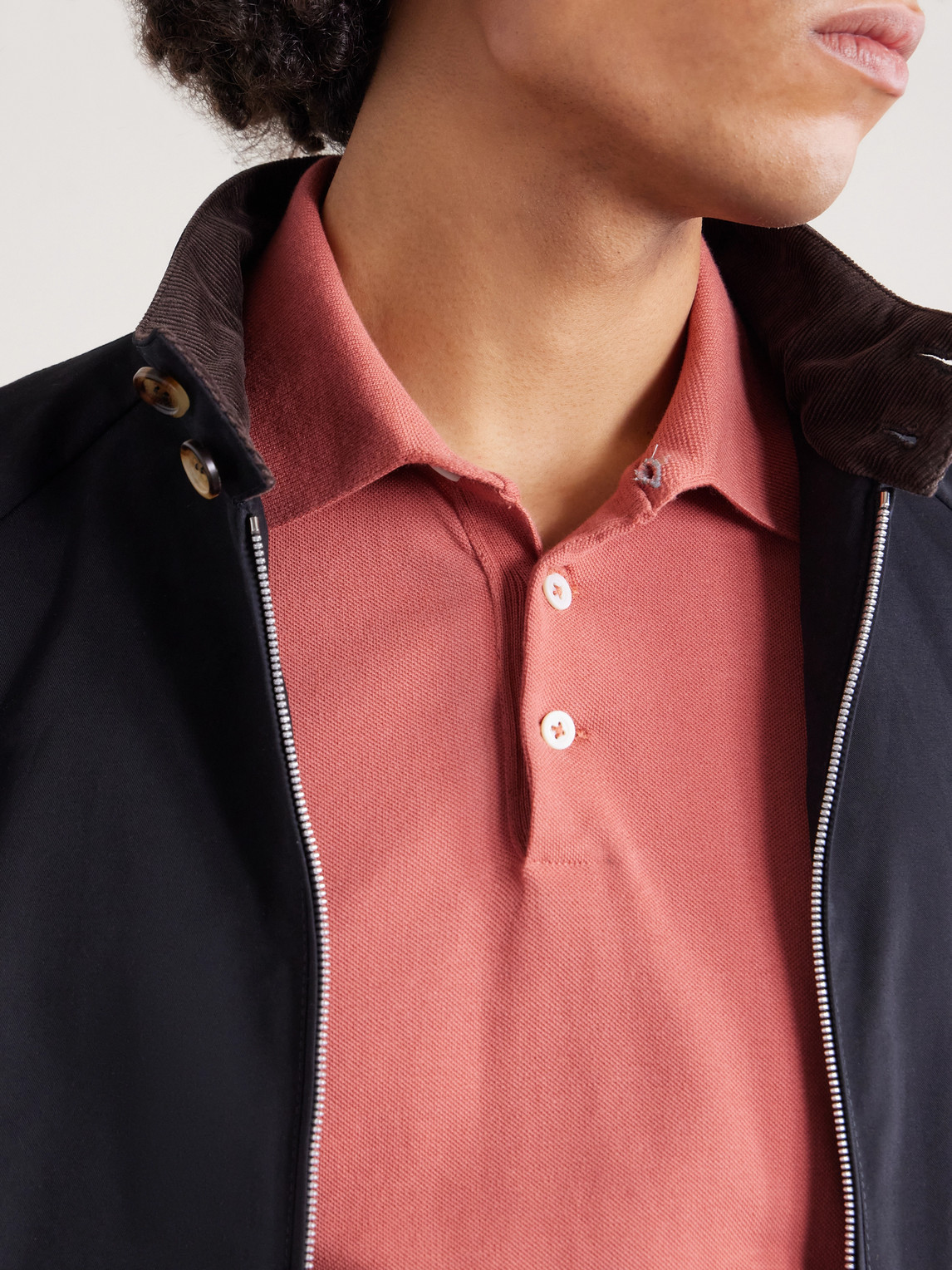 Slim-Fit Cotton-Piqué Polo Shirt