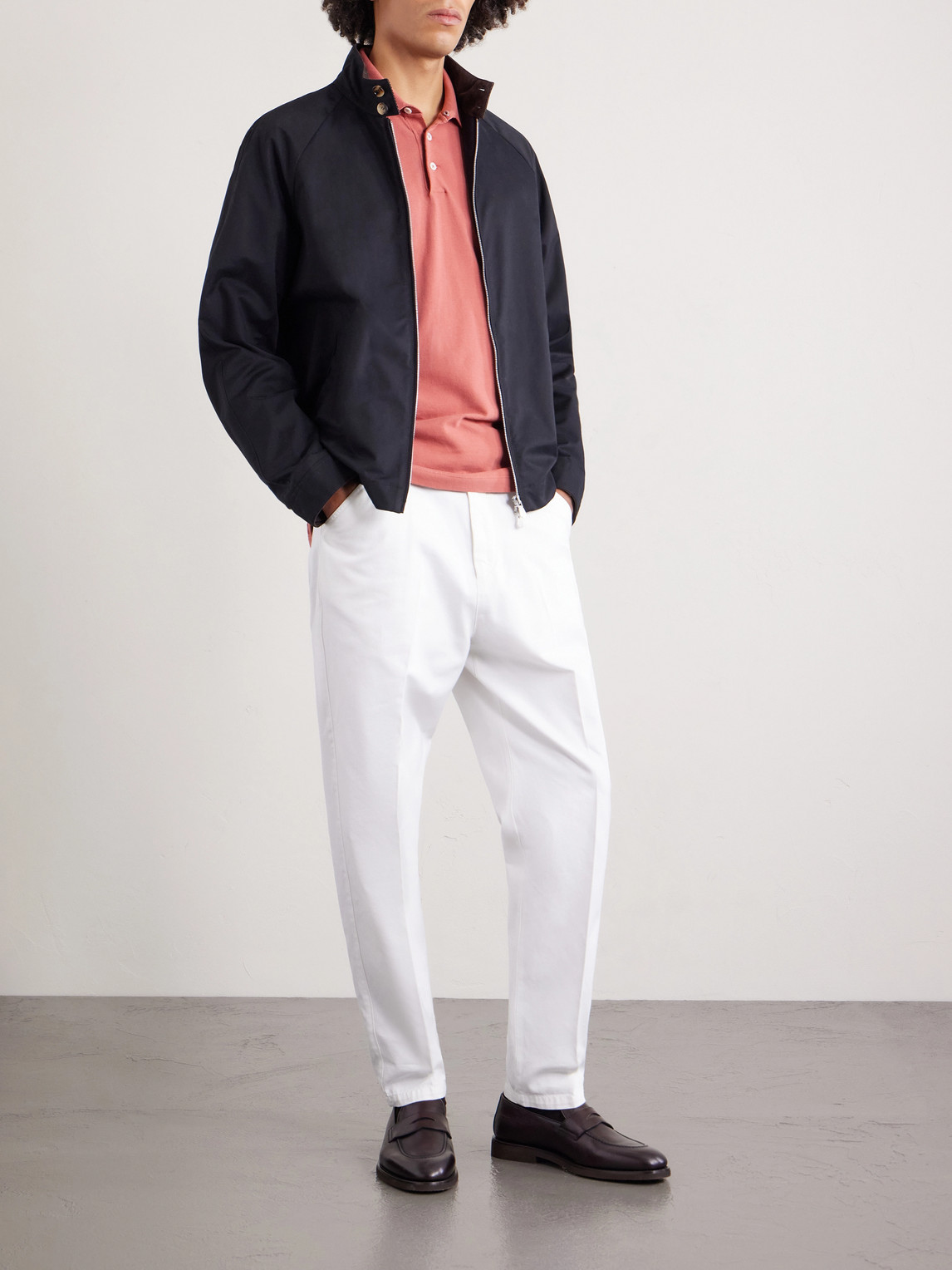 Slim-Fit Cotton-Piqué Polo Shirt