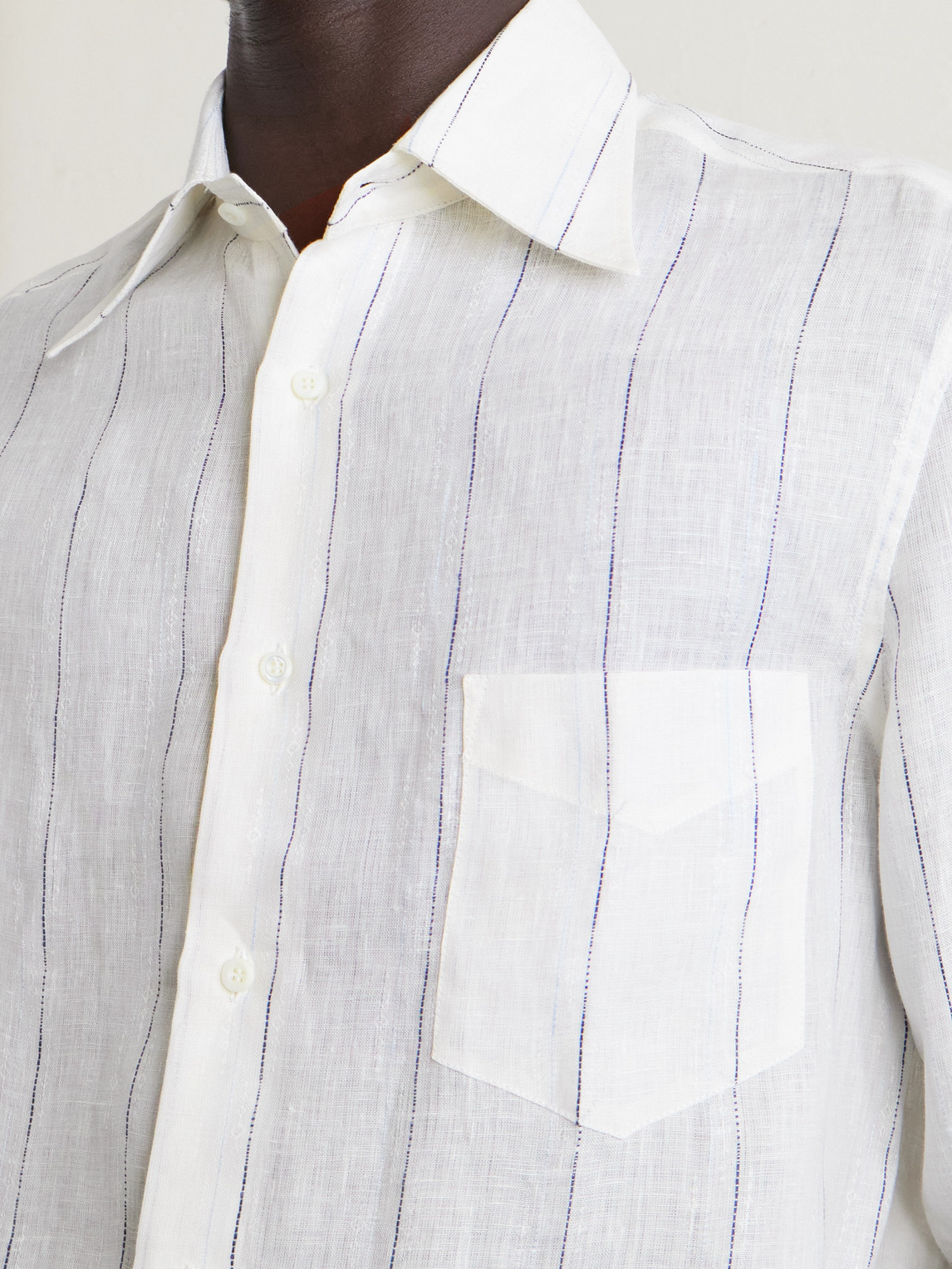 Pinstriped Linen