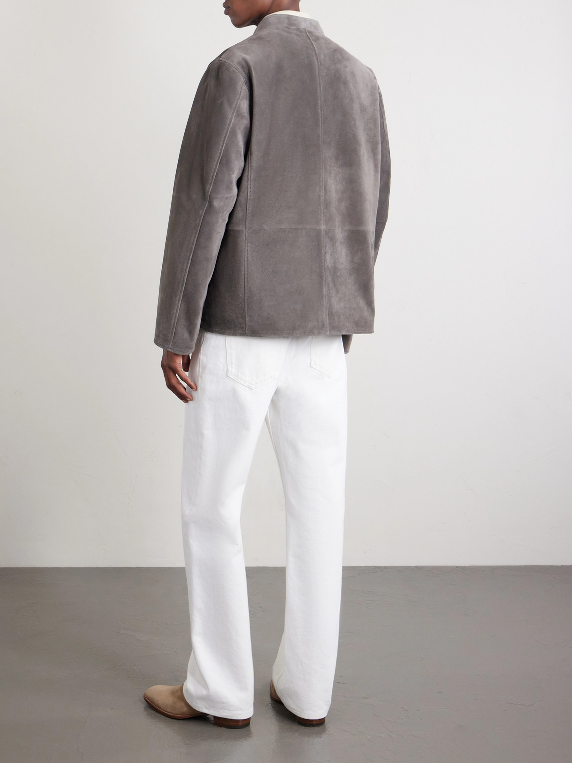  Dunhill - Suede Jacket - Men - Gray - S 