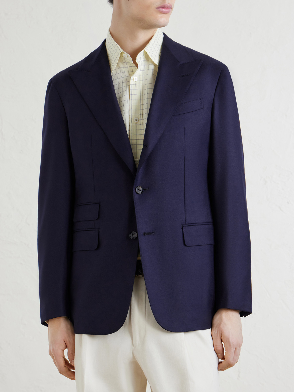  Dunhill - Cavendish 170s Wool Blazer - Men - Blue - It 46 