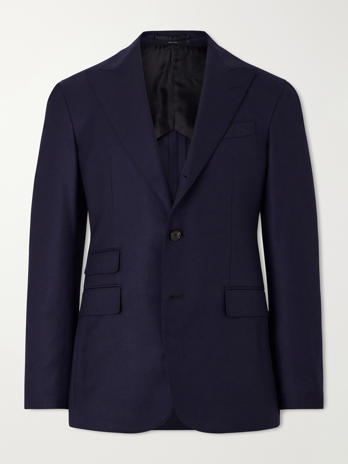 Dunhill Cavendish 170s Wool Blazer In Blue
