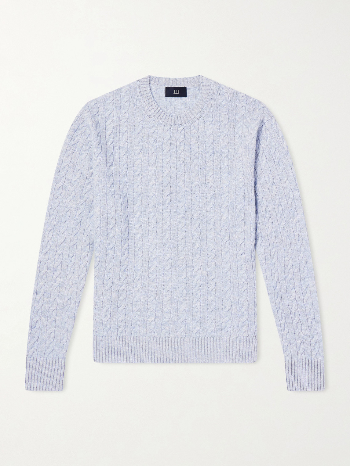 Dunhill – Cable-Knit Cashmere and Linen-Blend Sweater