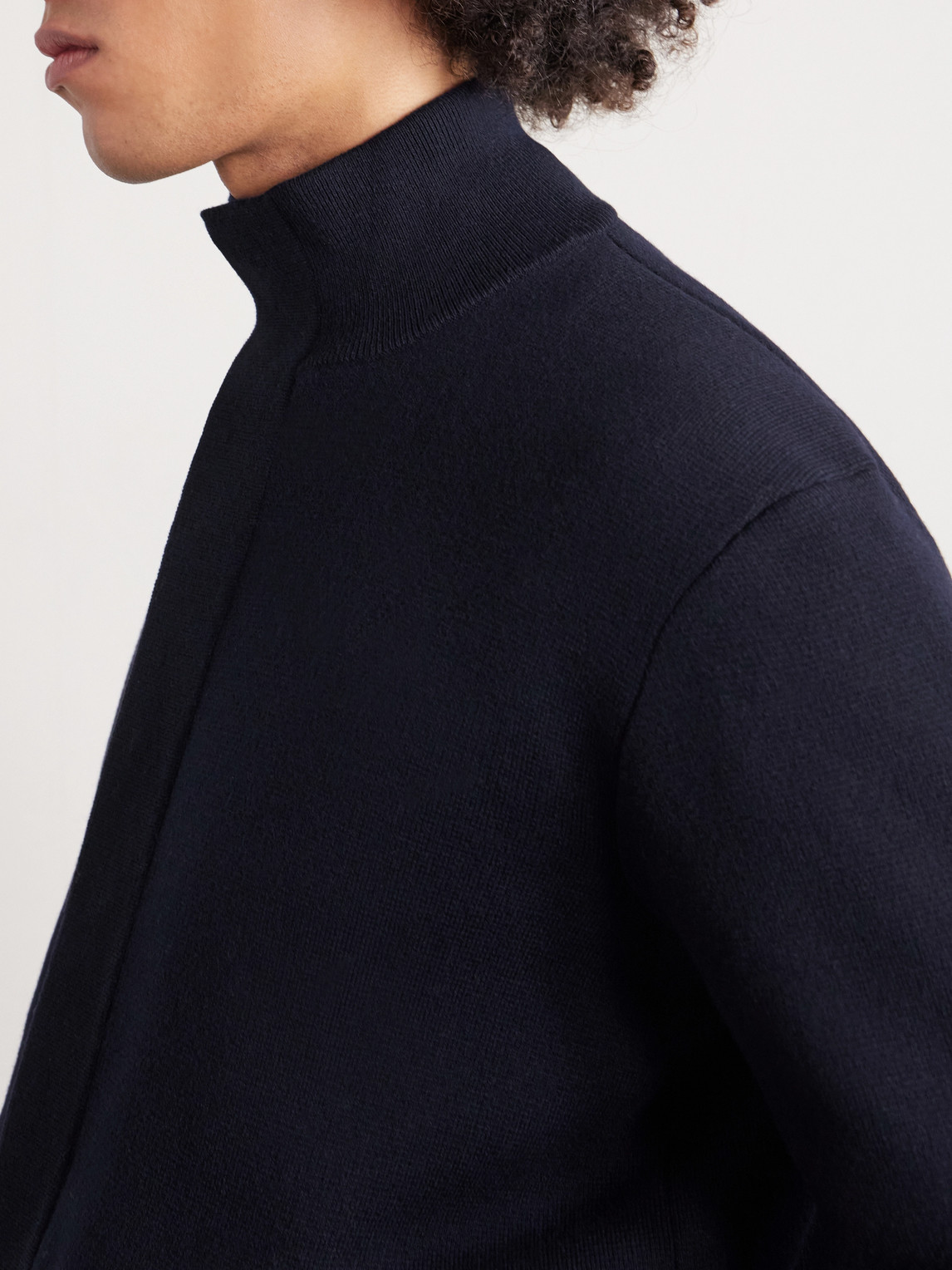 Cotton And Cashmere-Blend Bomber Jacket