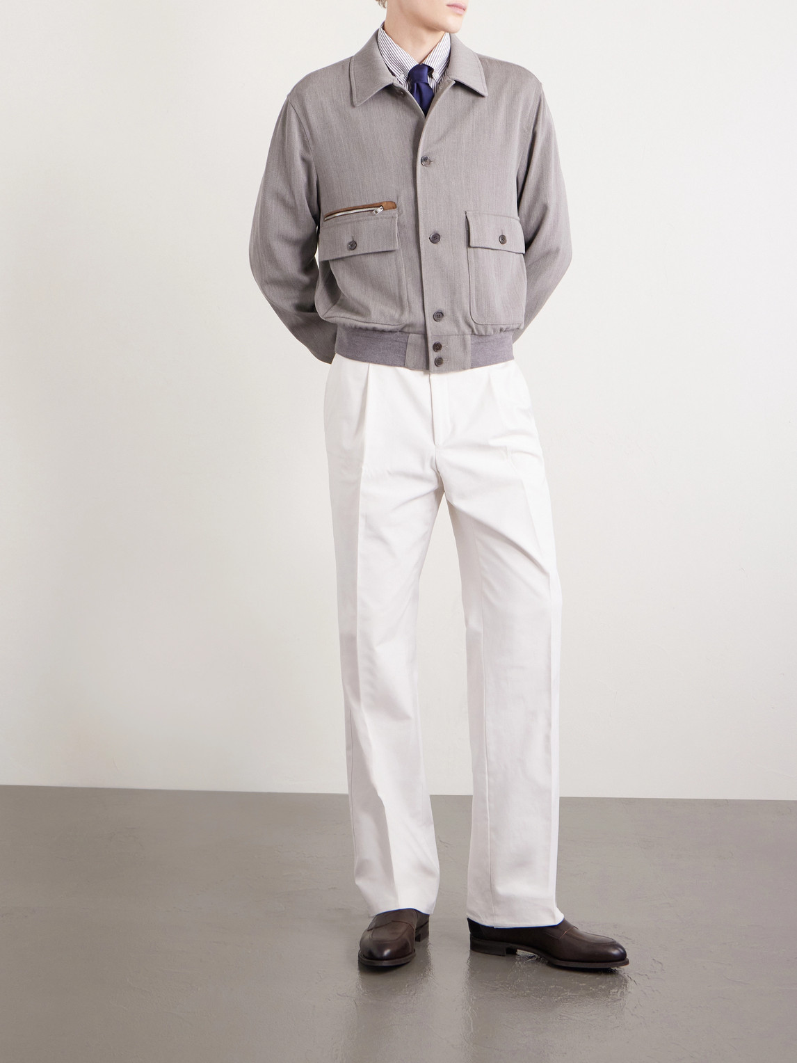 Wool Bomber Jacket