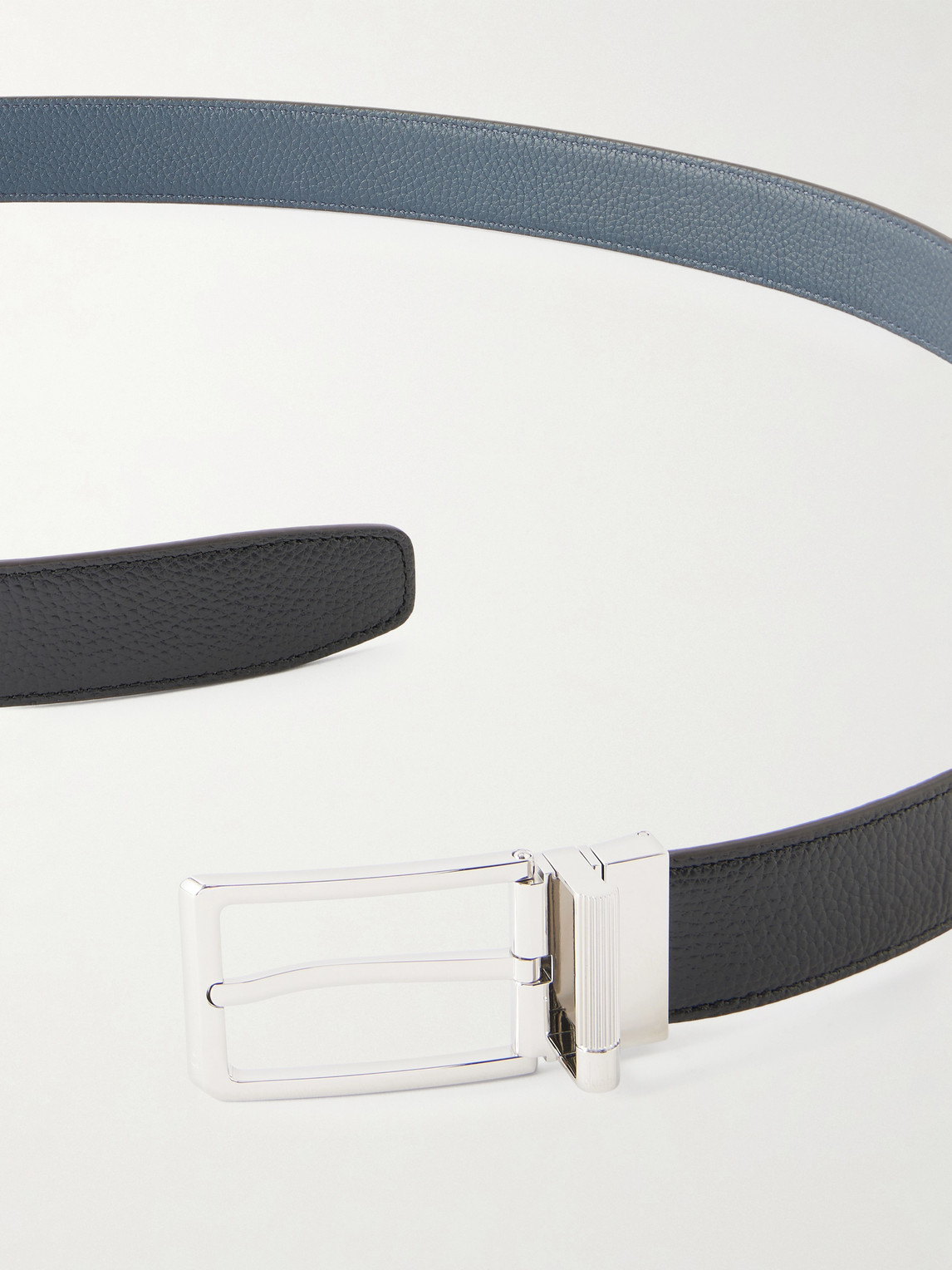  Dunhill - 3cm Full-grain Leather Belt - Men - Black 