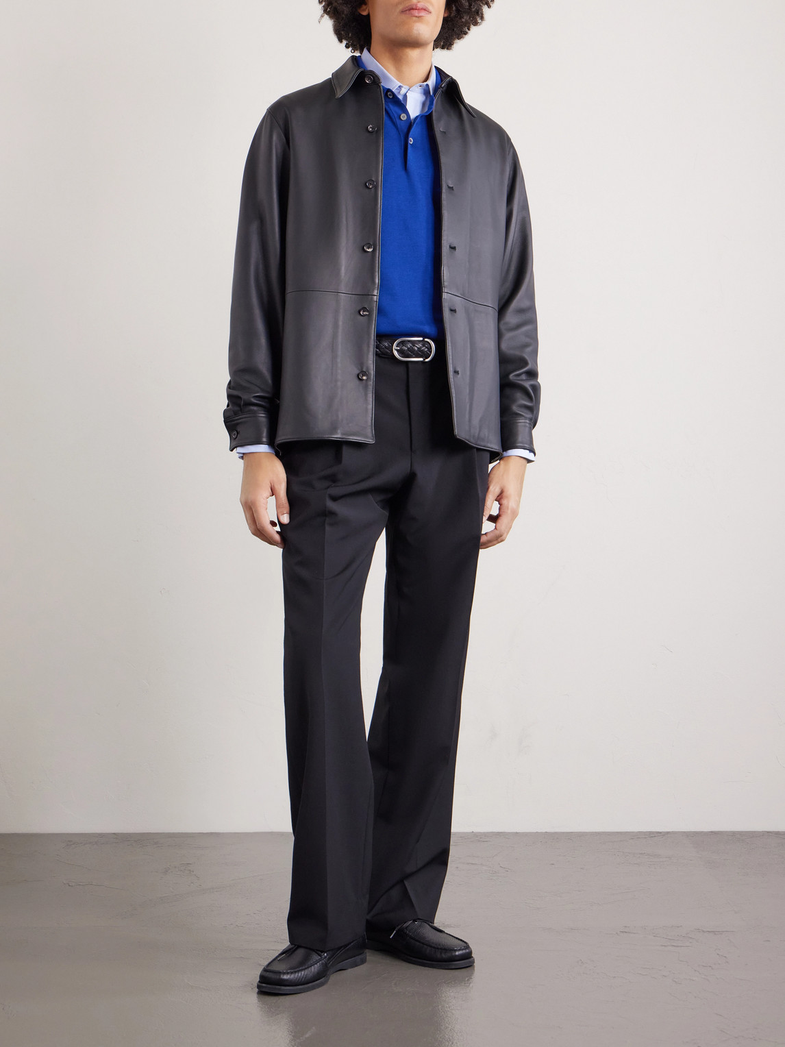 Slim-Fit Cotton And Mulberry Silk-Blend Polo Shirt