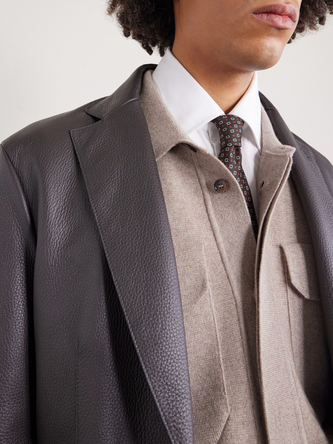 Cotton And Cashmere-Blend Overshirt