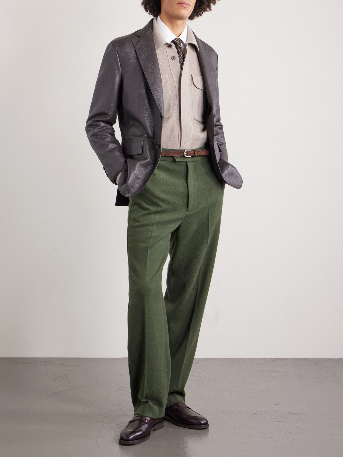 Cotton And Cashmere-Blend Overshirt