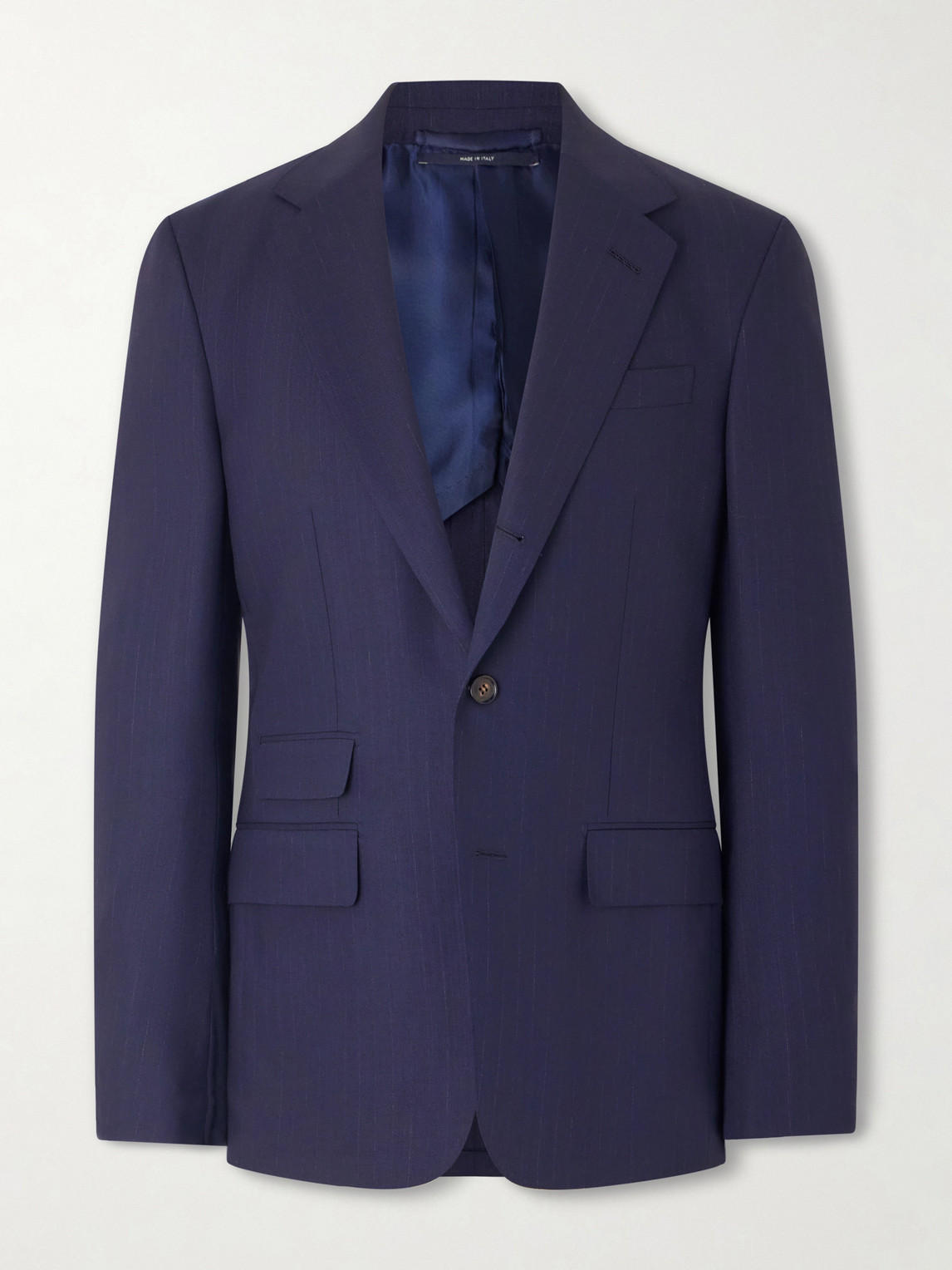 dunhill Pinstriped Wool Suit Jacket IT 50