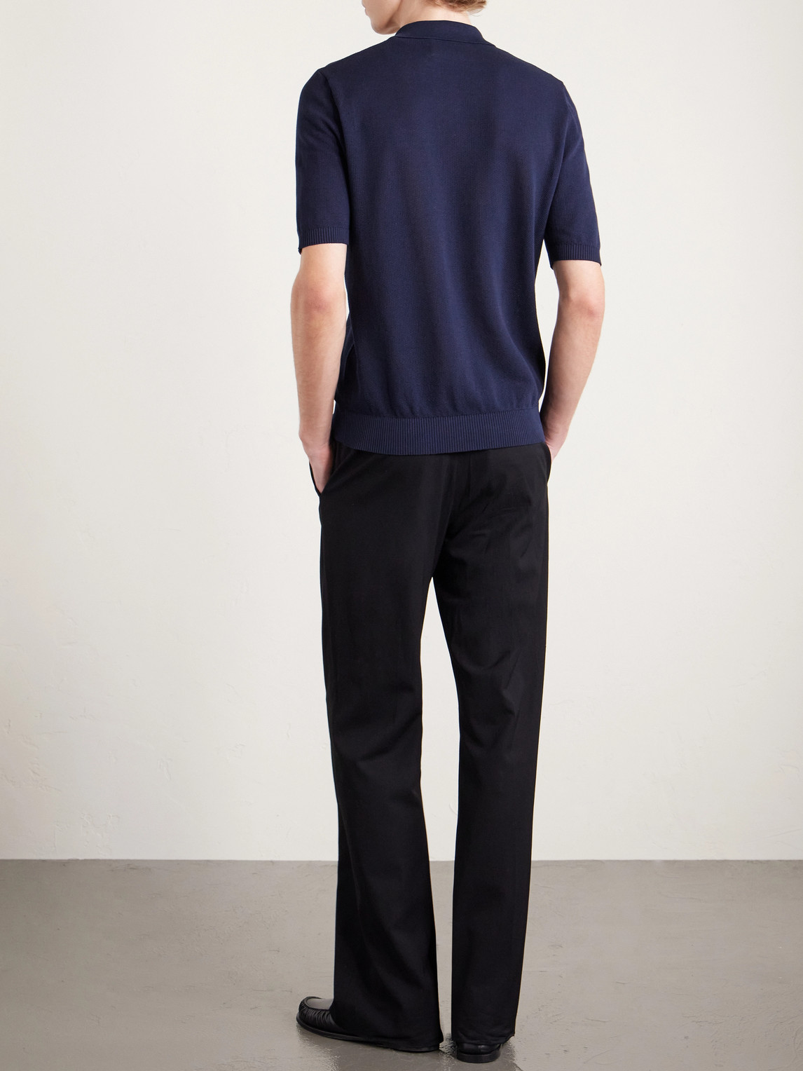  Eleventy - Cotton Polo Shirt - Men - Blue - Xs 