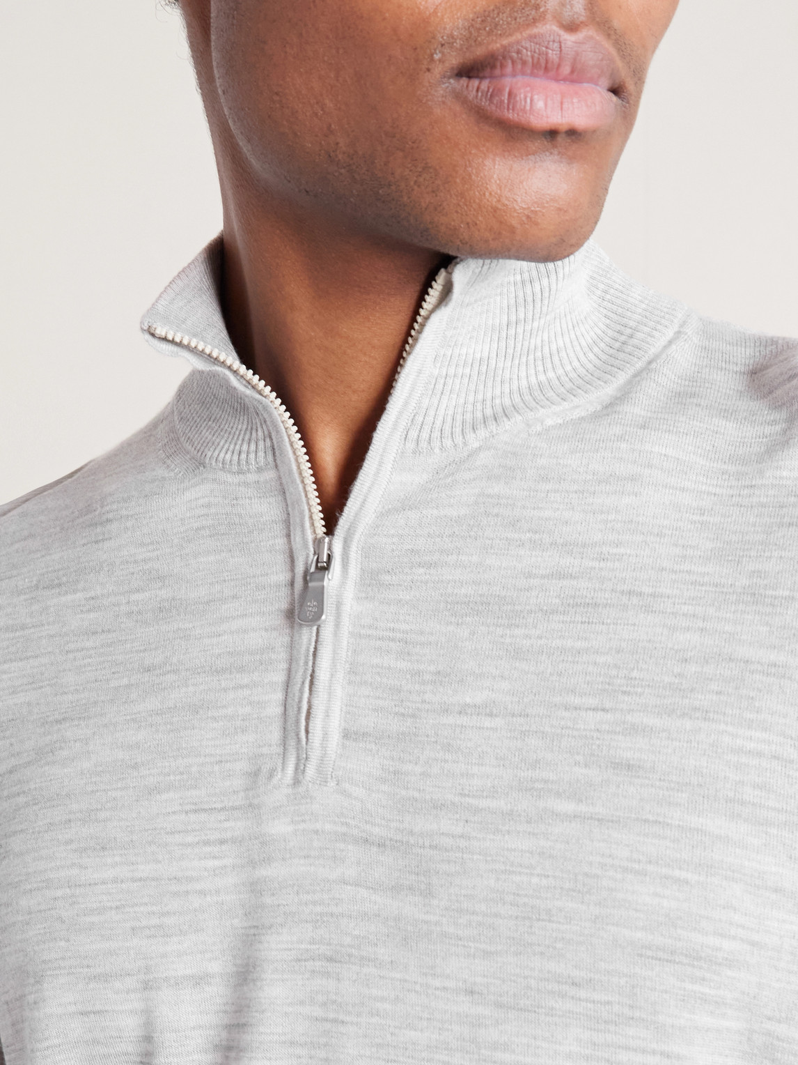 Wool Half-Zip Sweater