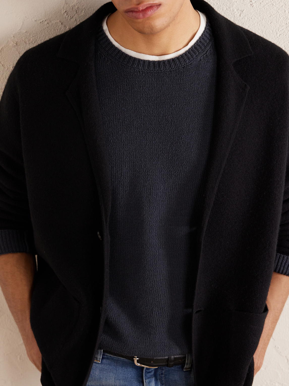 Cotton And Silk-Blend Sweater