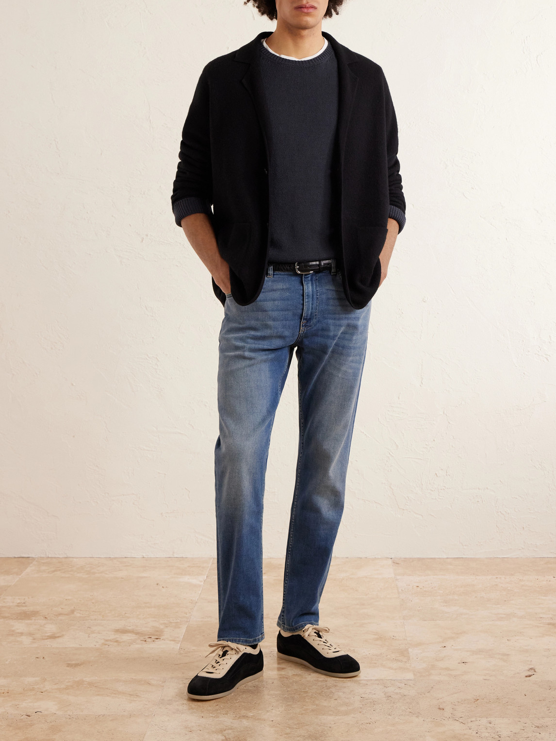 Cotton And Silk-Blend Sweater