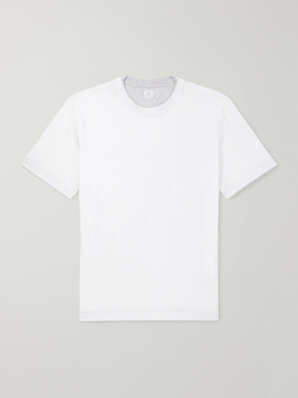 ELEVENTY Giza Cotton-Jersey T-Shirt - Men