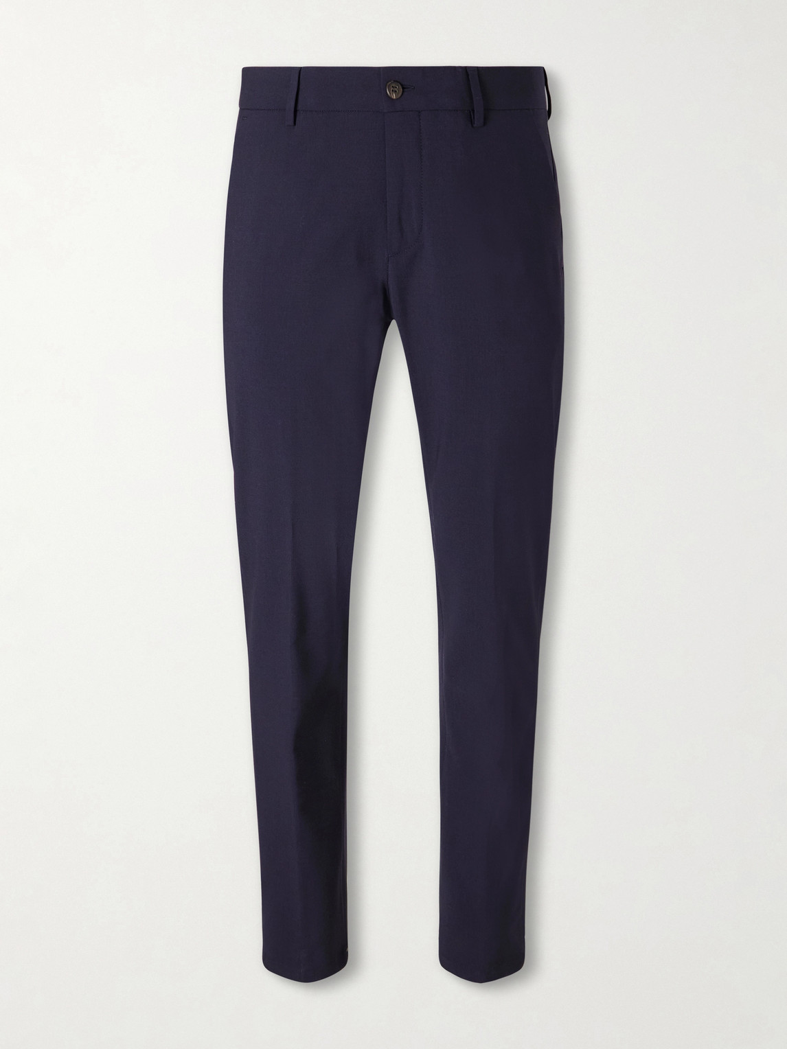 Eleventy – Slim-Fit Tapered Stretch-Wool Flannel Trousers