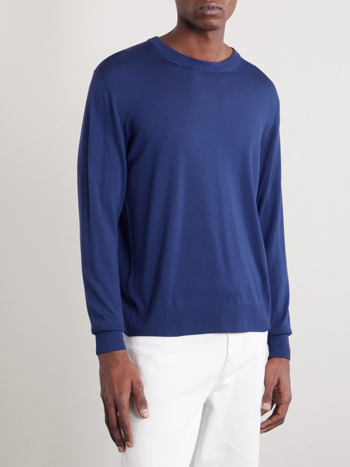  Eleventy - Wool Sweater - Men - Blue - S 