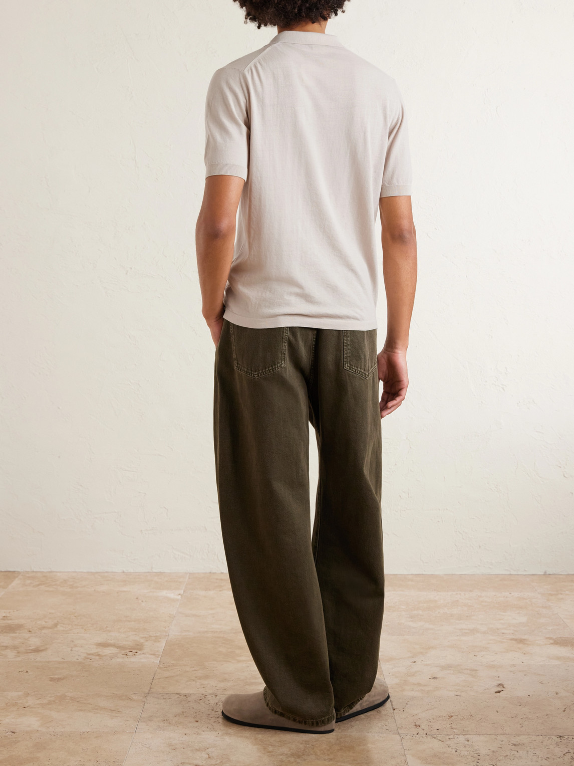  Eleventy - Cotton Polo Shirt - Men - Neutrals - M 