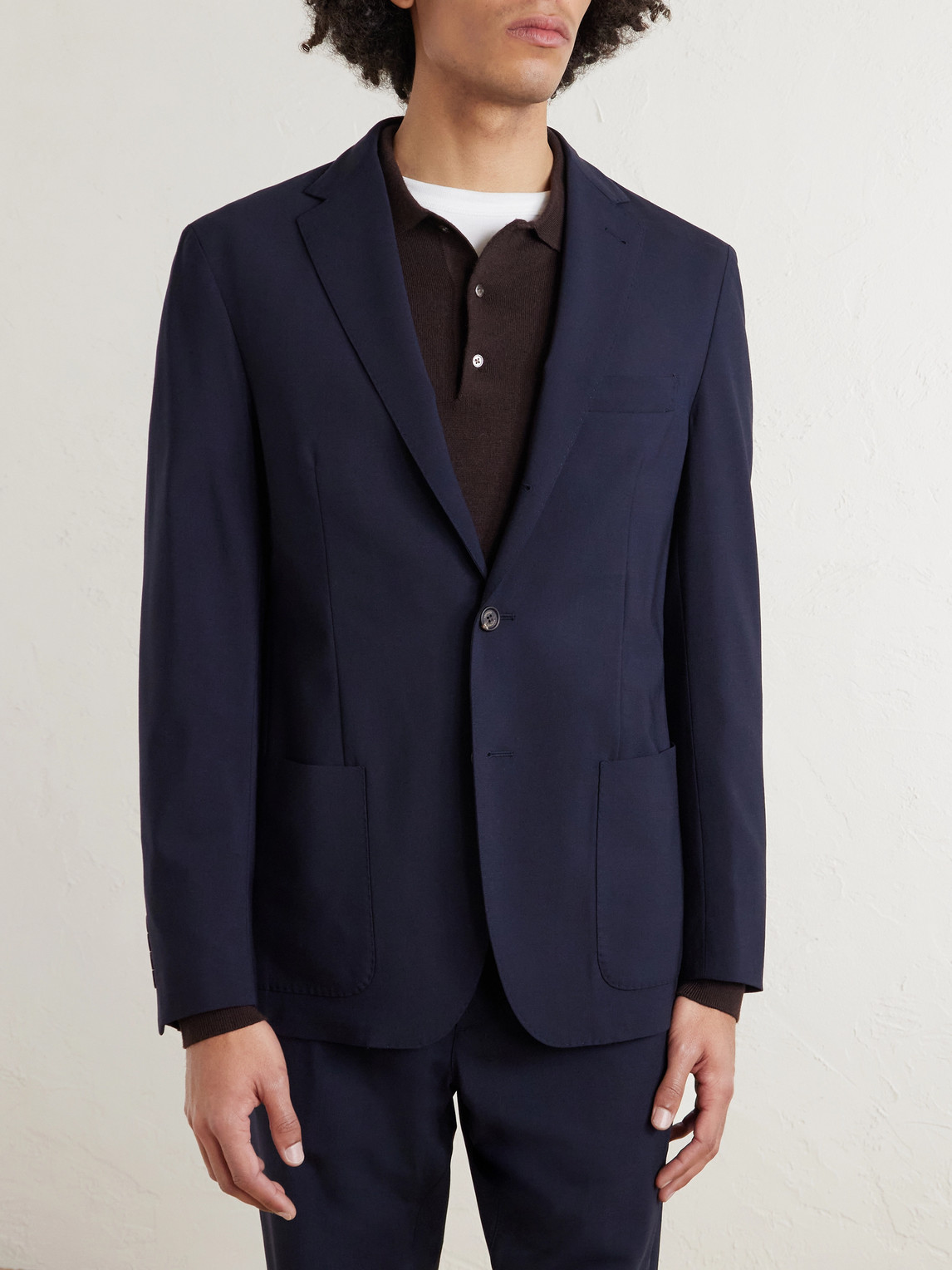  Eleventy - Wool-blend Suit Jacket - Men - Blue - It 48 