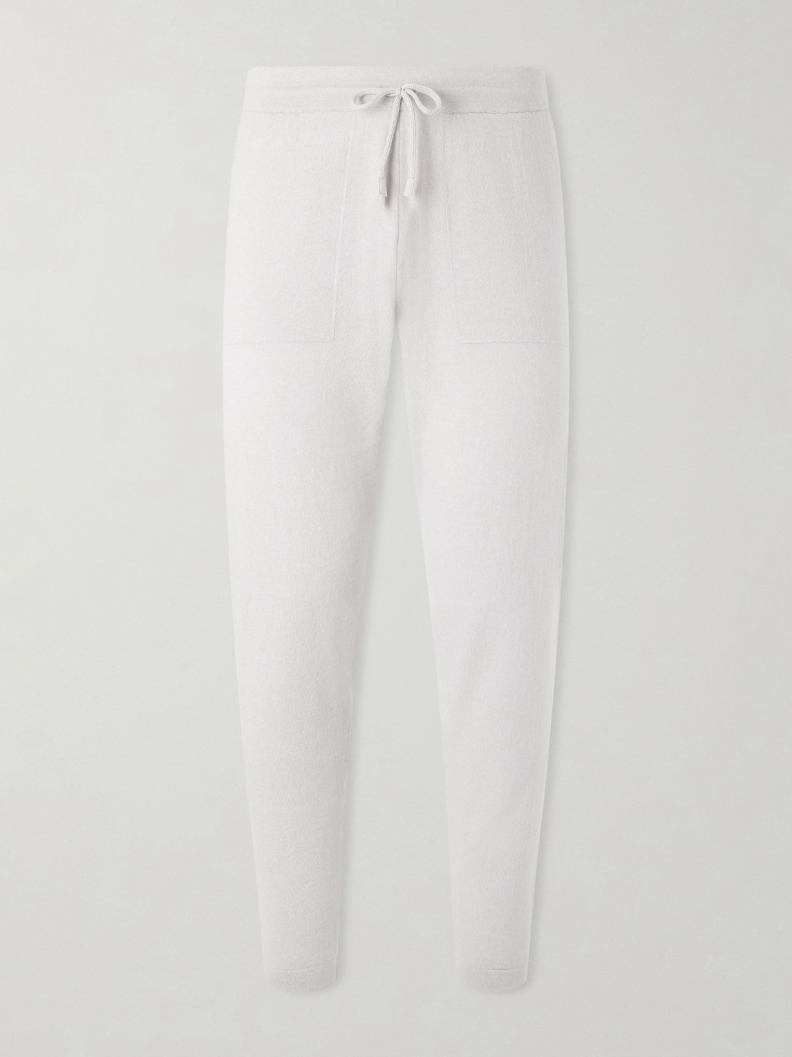 Eleventy Tapered Cashmere Sweatpants In White