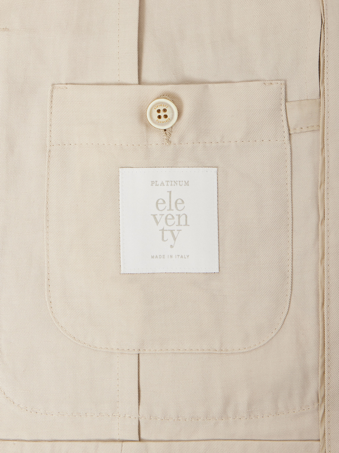 Lyocell And Linen-Blend Suit Jacket