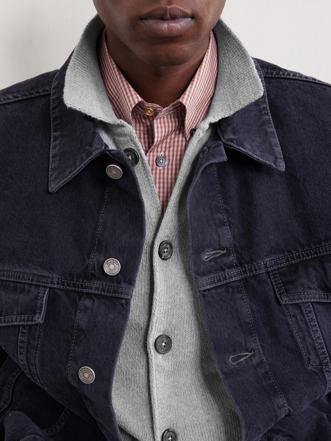 Cotton And Silk-Blend Cardigan