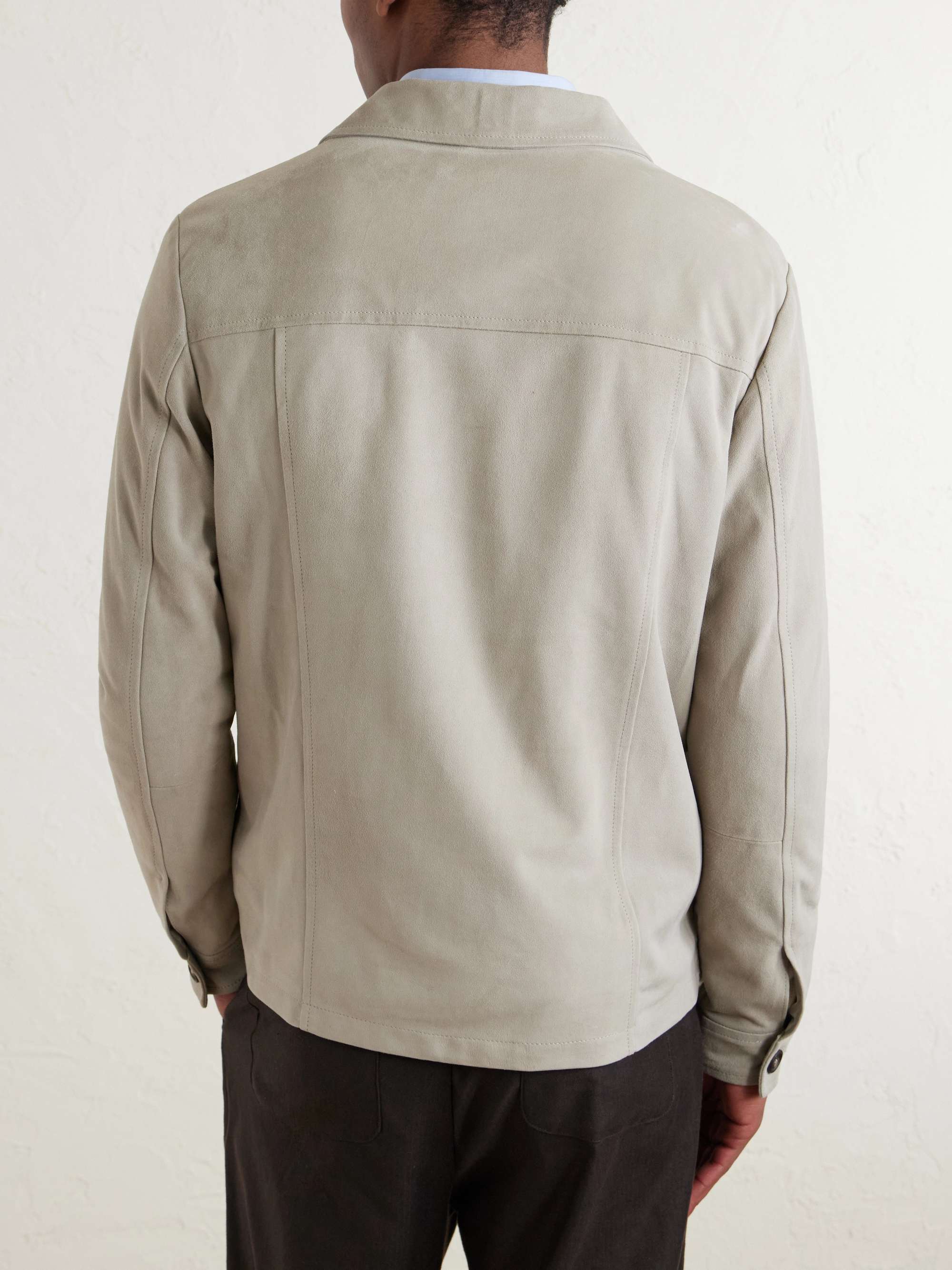 ELEVENTY Suede Jacket for Men | MR PORTER